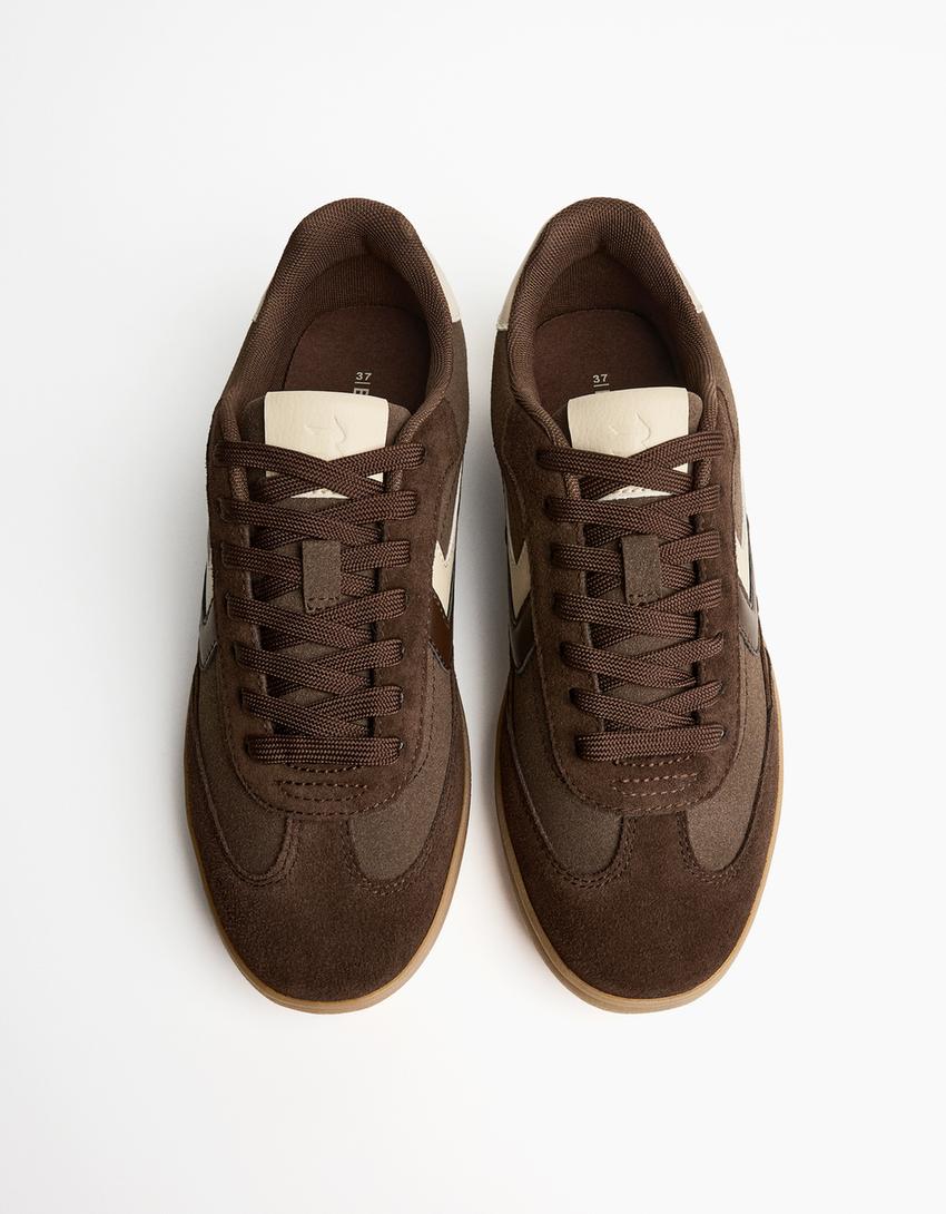 Retro trainers-Brown-3