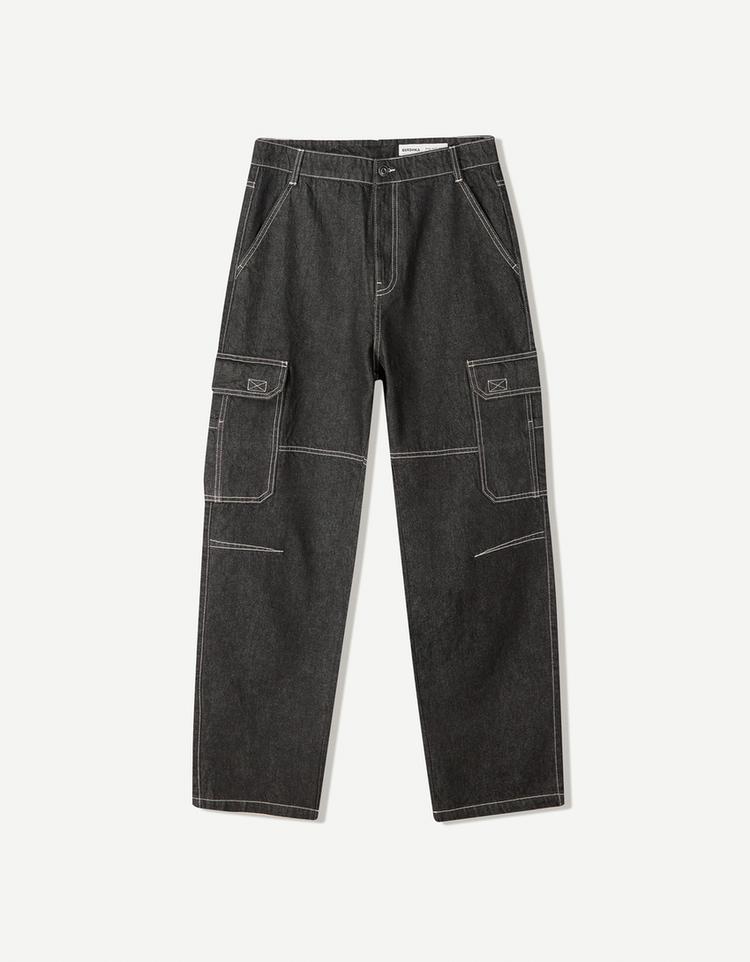 Jeans baggy cargo