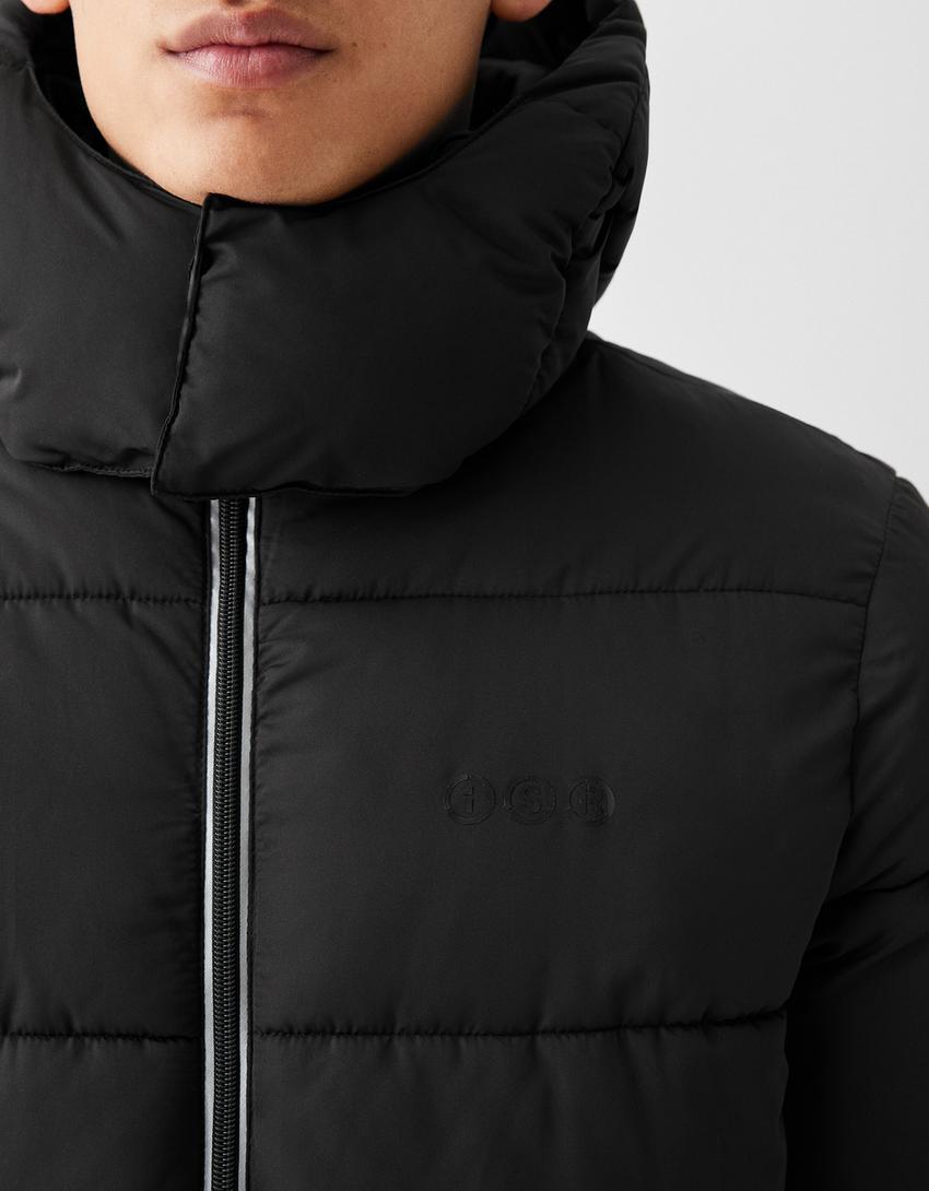 جاكيت منفوخ بغطاء للرأس-أسود-6