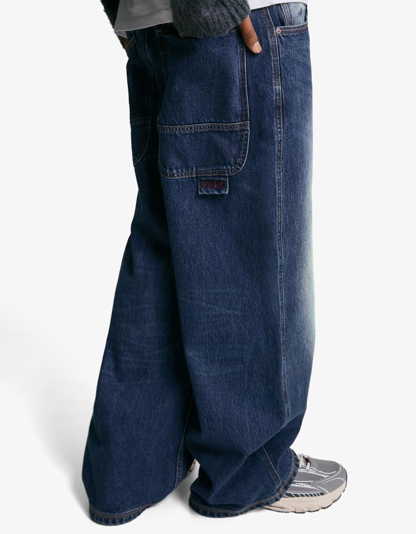 Jeans skate-Bleu