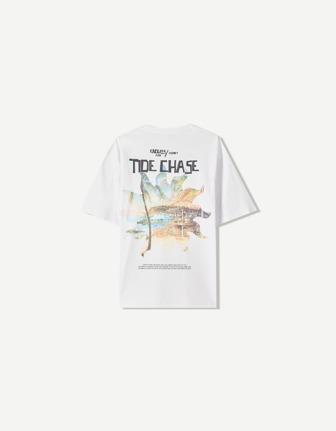 Short sleeve T-shirt with print
