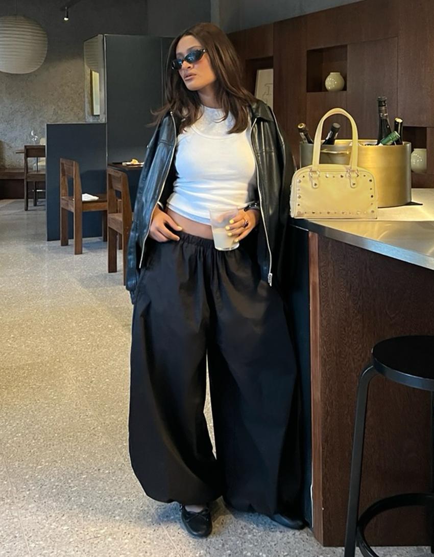 Studded Bowling Bag-Yellow