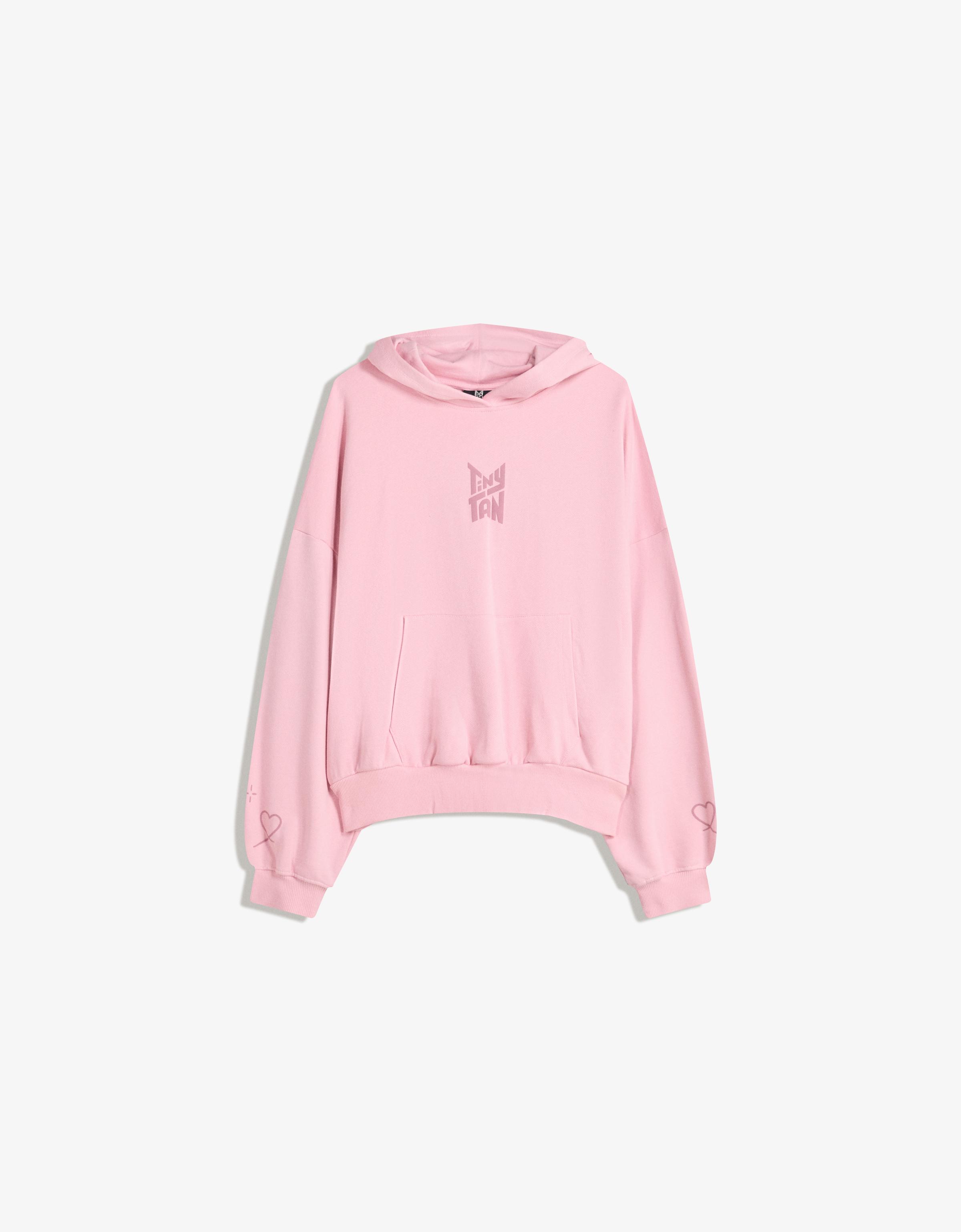 Bershka Sweatshirt Tinytan Mit Print Damen L Rosa