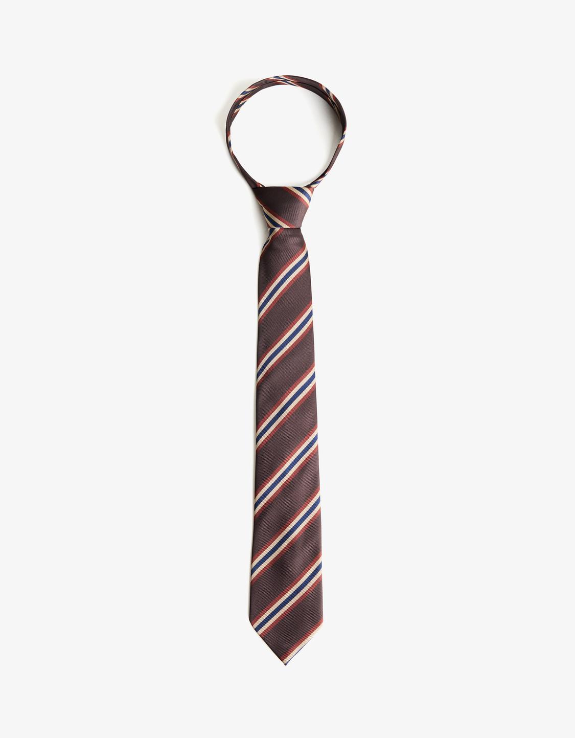 Striped tie