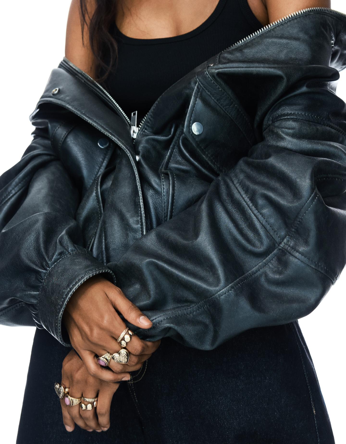 Bershka komplet 3 sygnetów złoty