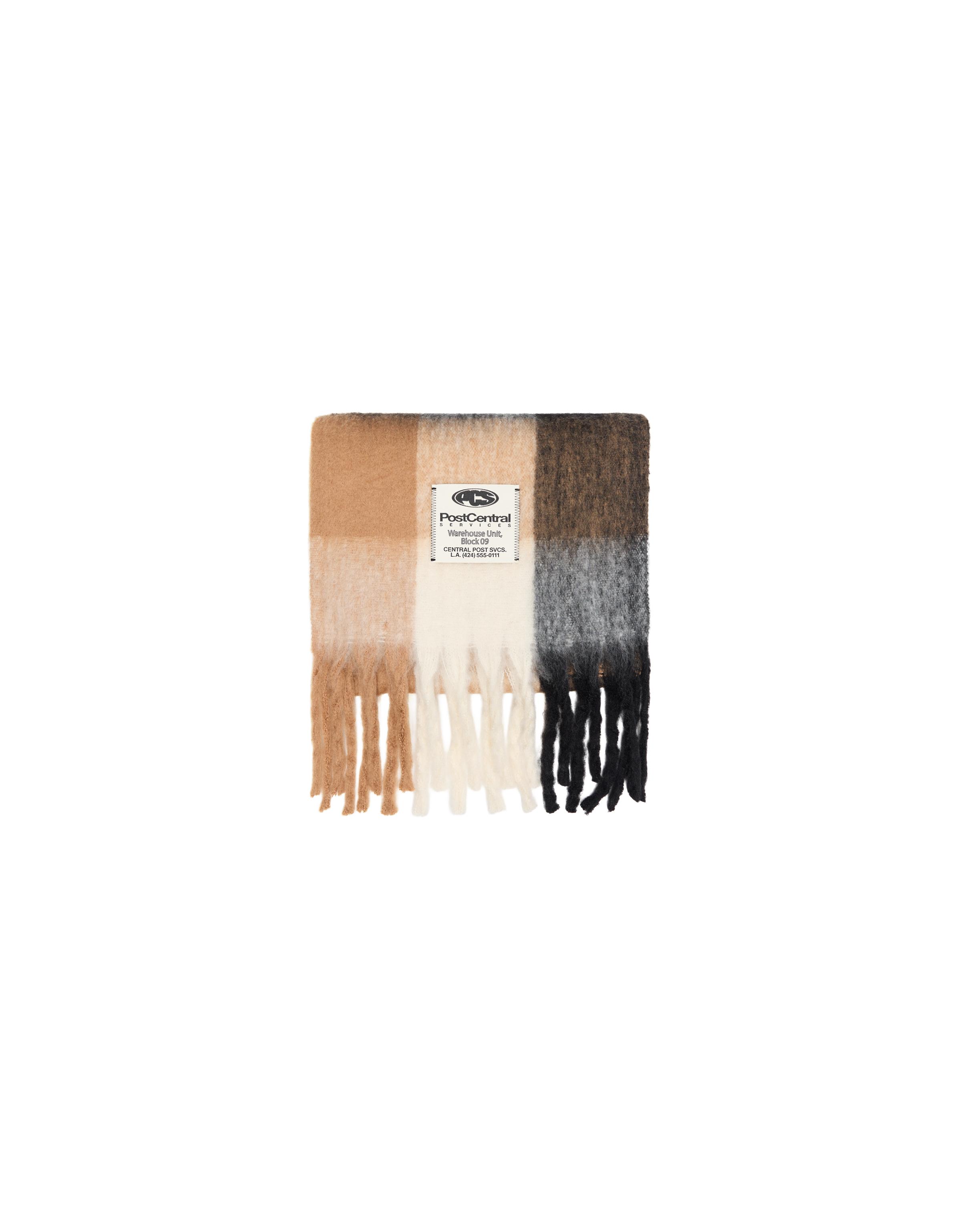 Check scarf — Brown
