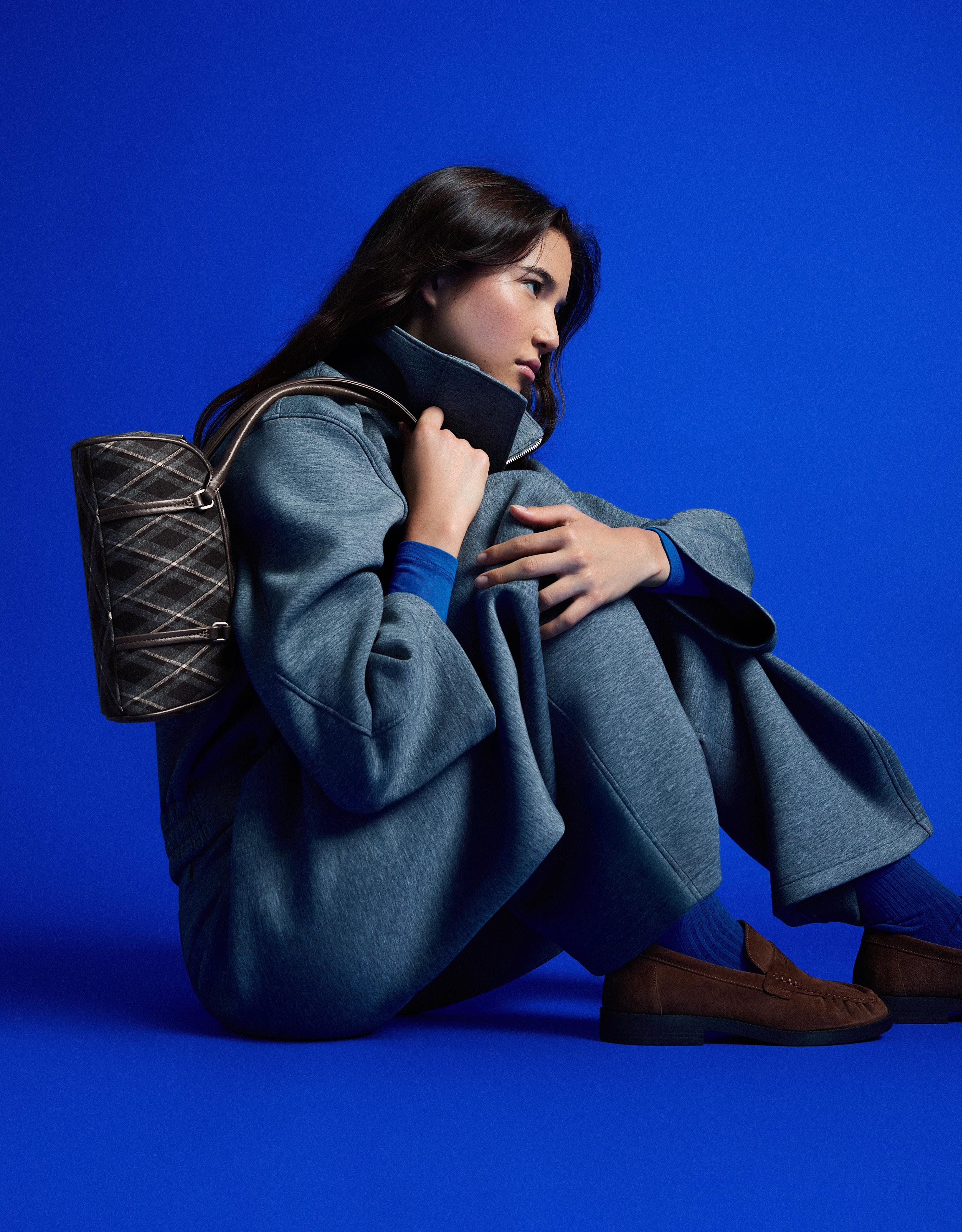 Mini bowling bag — Brown