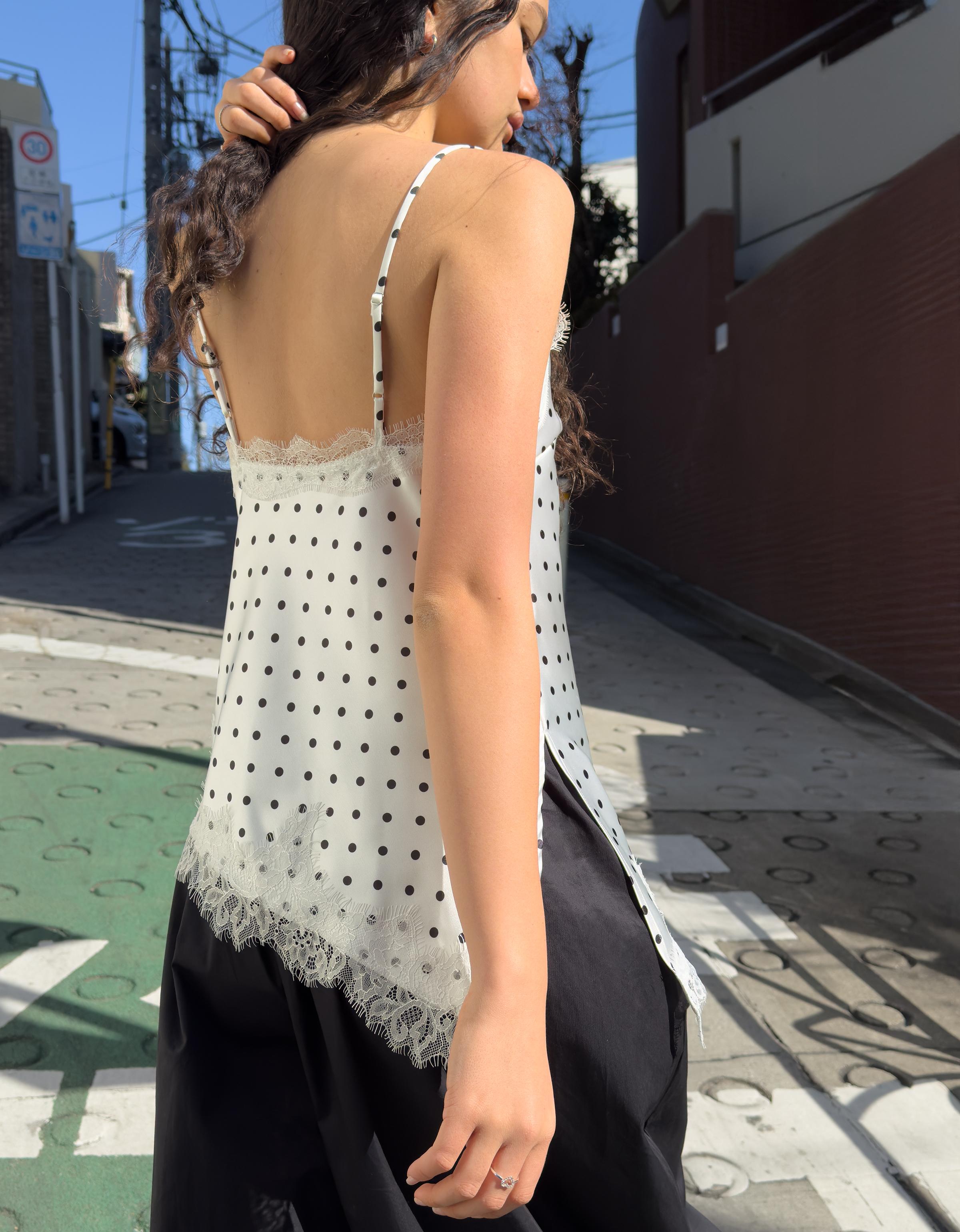 Asimetrik saten askılı top - Görsel 16