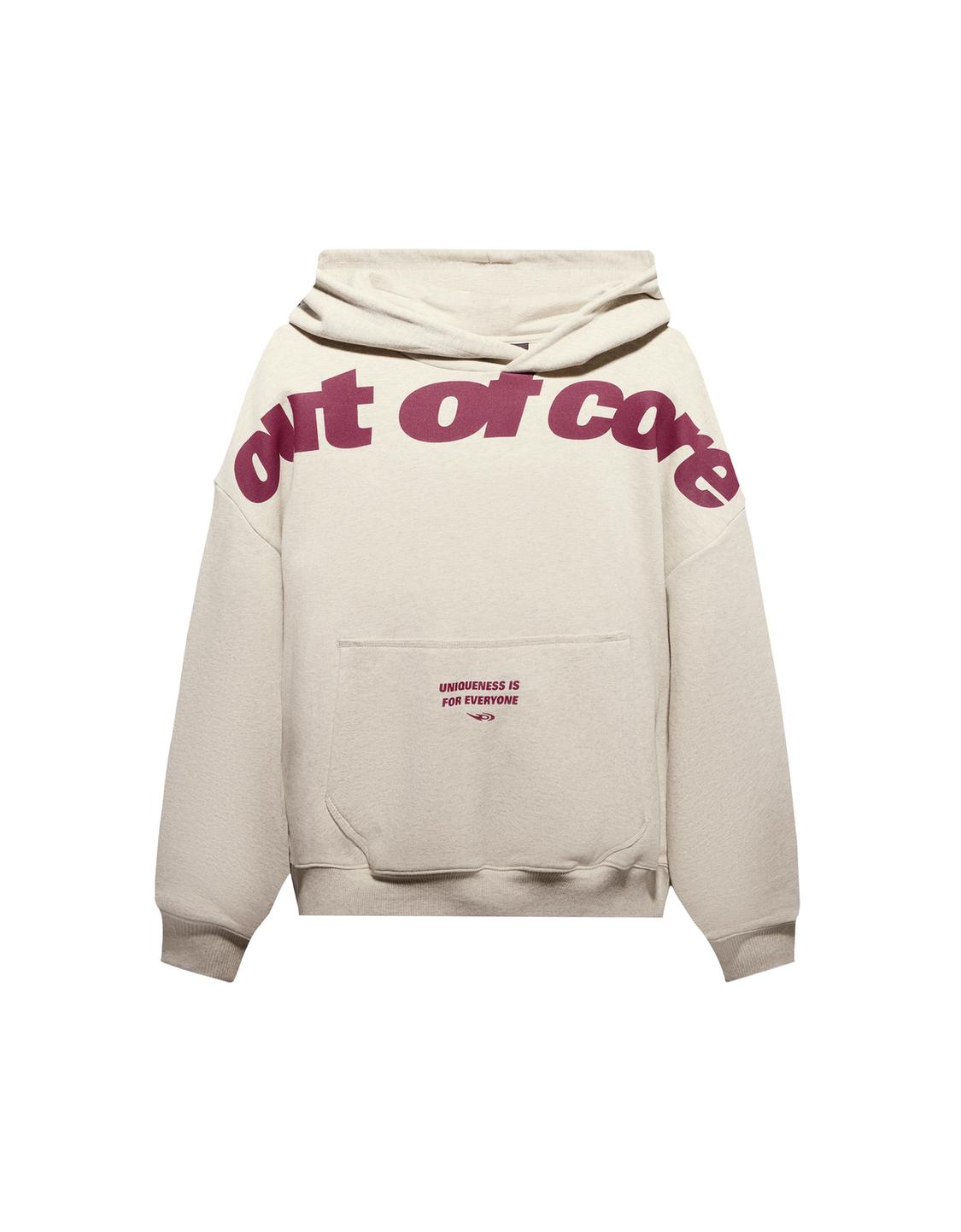 Out of core boxy fit hoodie