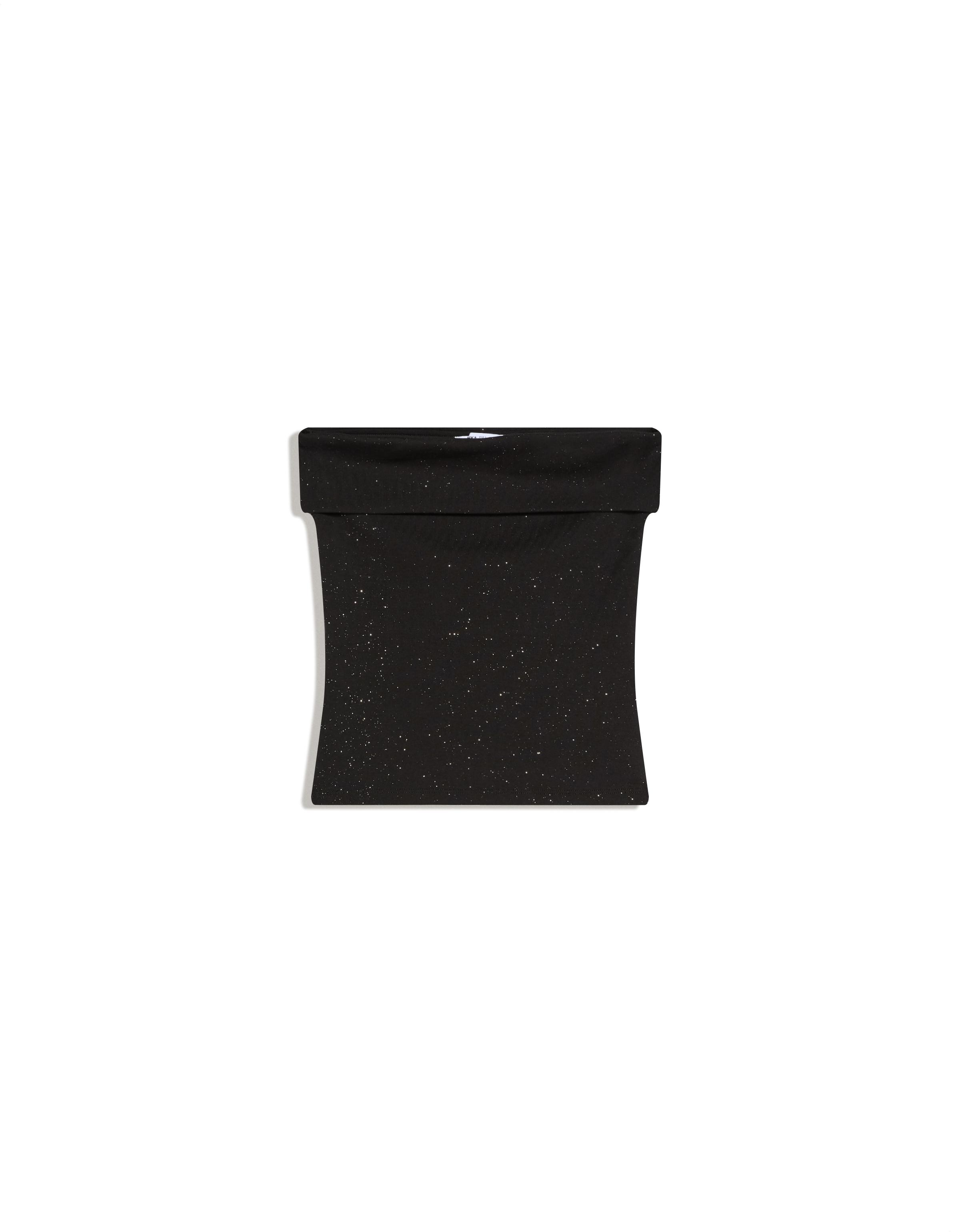 Bershka Parıltılı bandeau top görsel 3