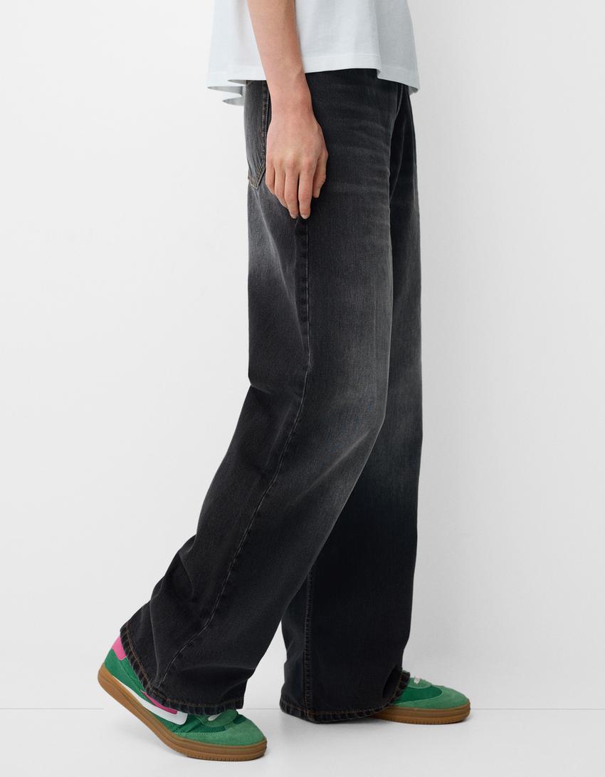 Jeans baggy-Negro