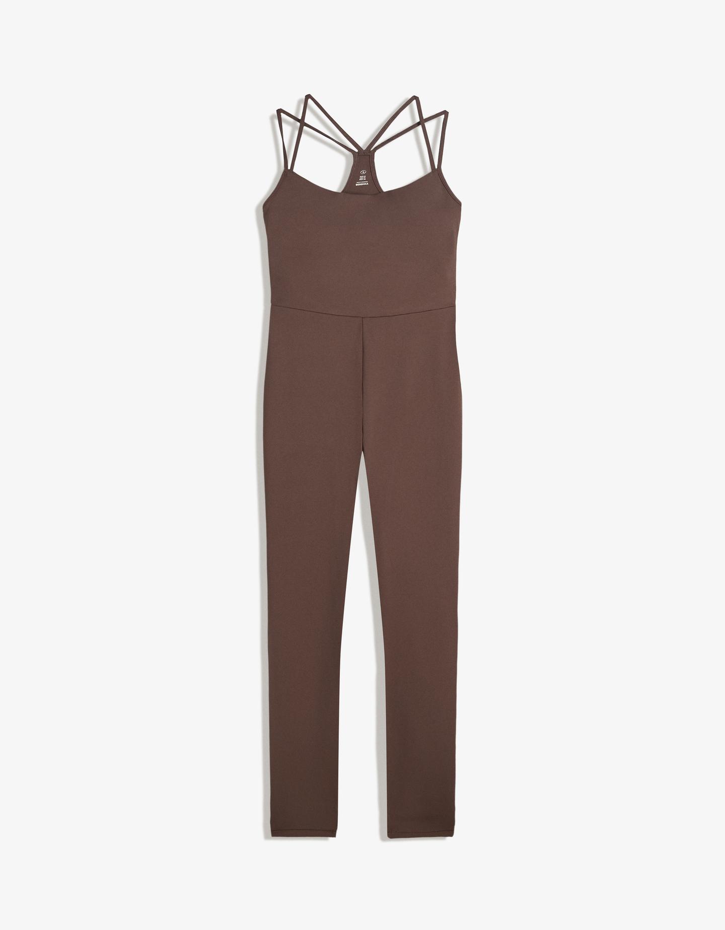 Bershka Mono Quick Dry & Breathable Mujer Xs Marrón