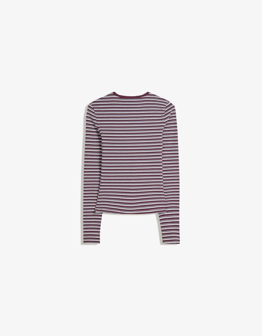 Langarmshirt-Bordeaux-1