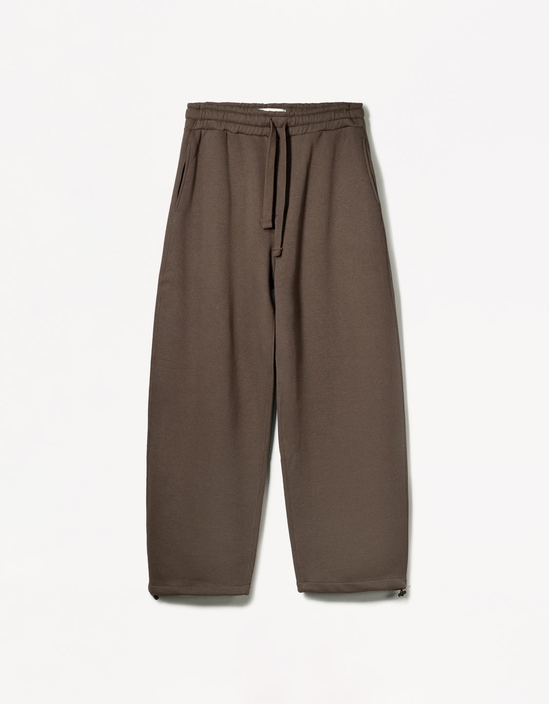 Plush balloon fit trousers