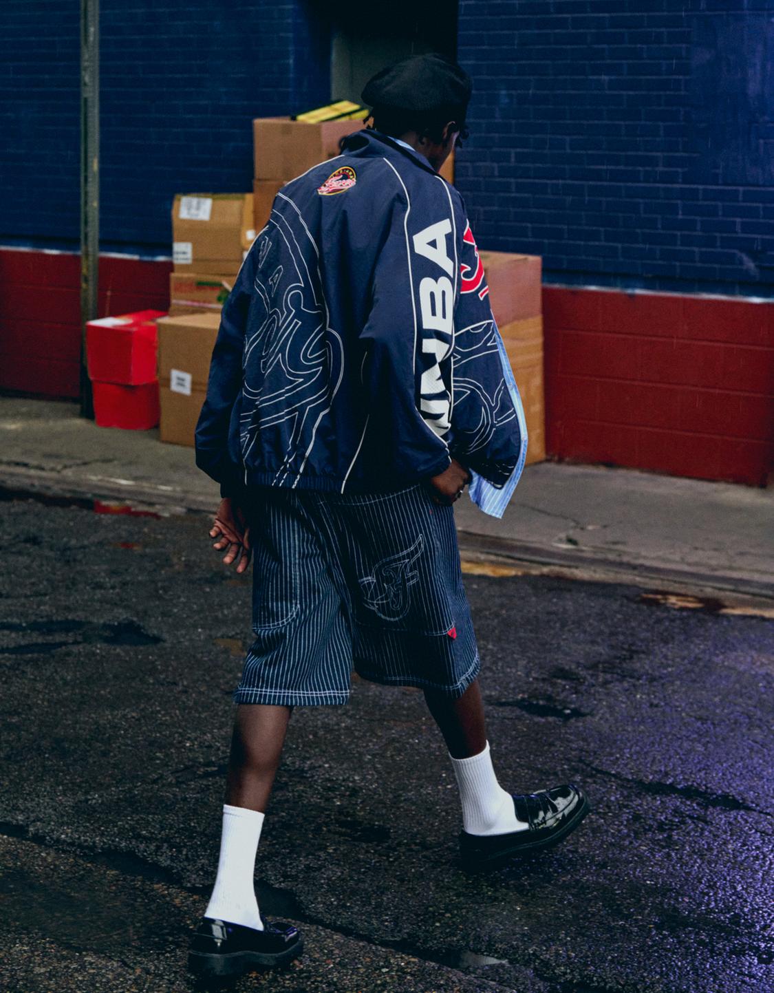 WNBA denim skater Bermuda shorts
