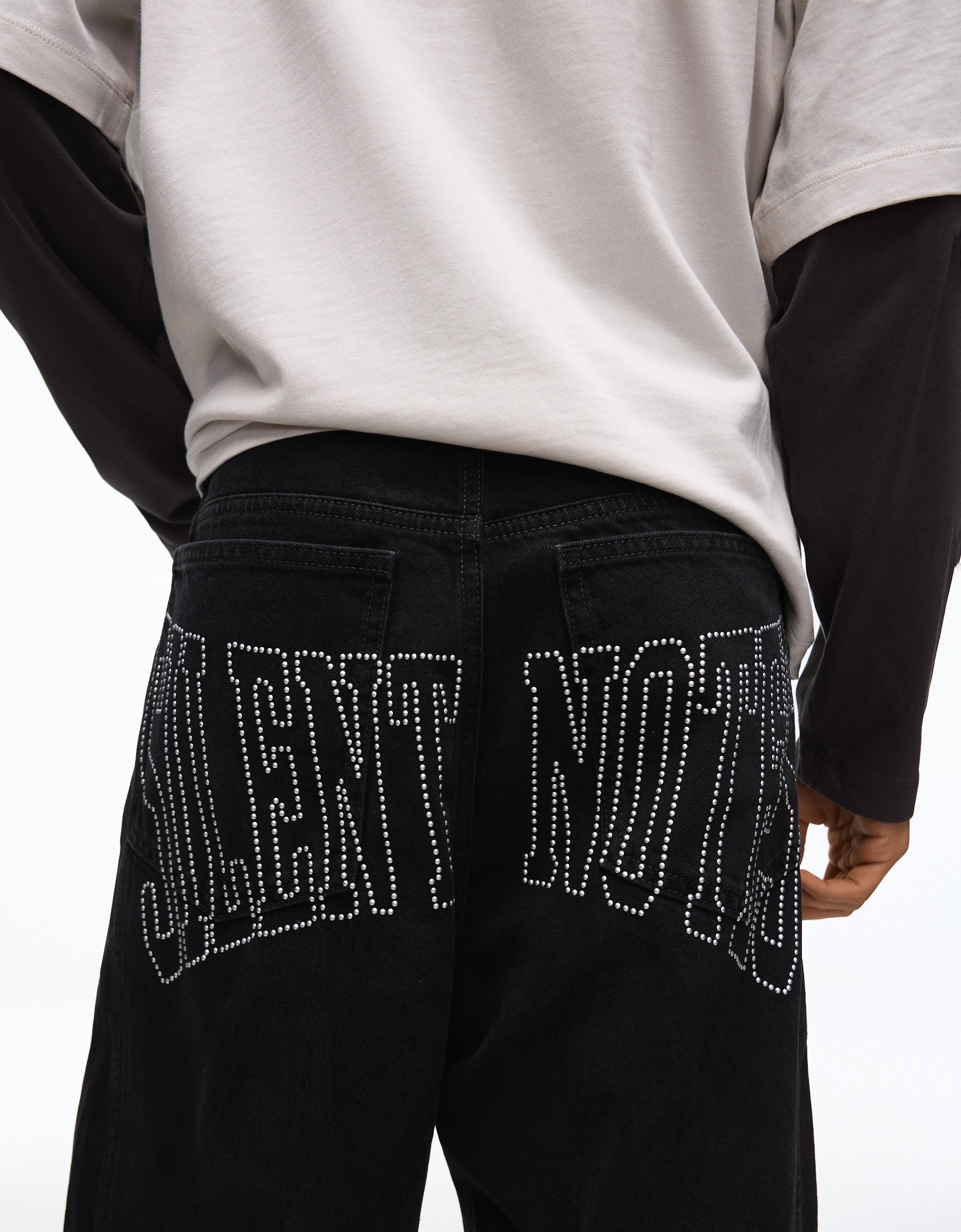 Bershka Zımbalı jean görsel 6