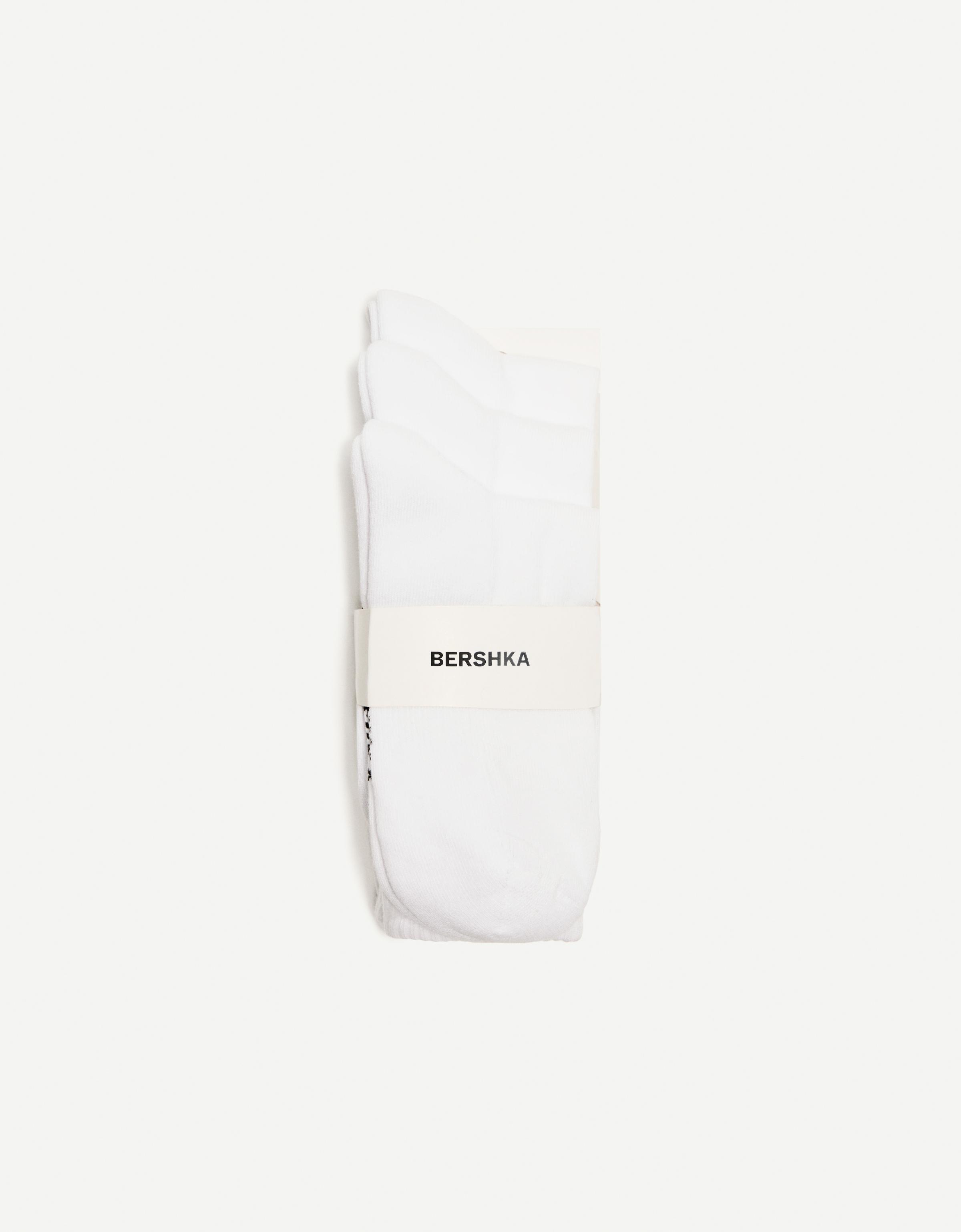Bershka 3'lü paket spor çorap görsel 5