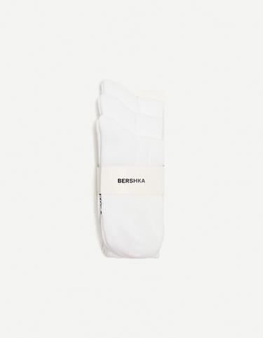 Pack of 3 pairs of sporty socks — White 1