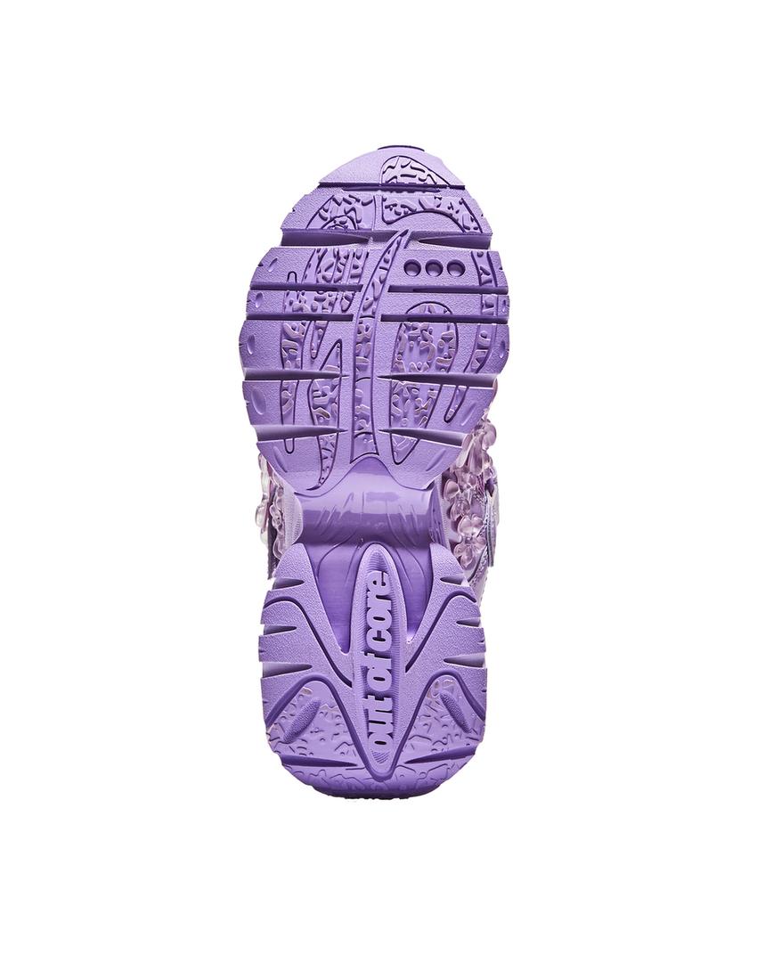 Floral sneakers out of core-Violet-2