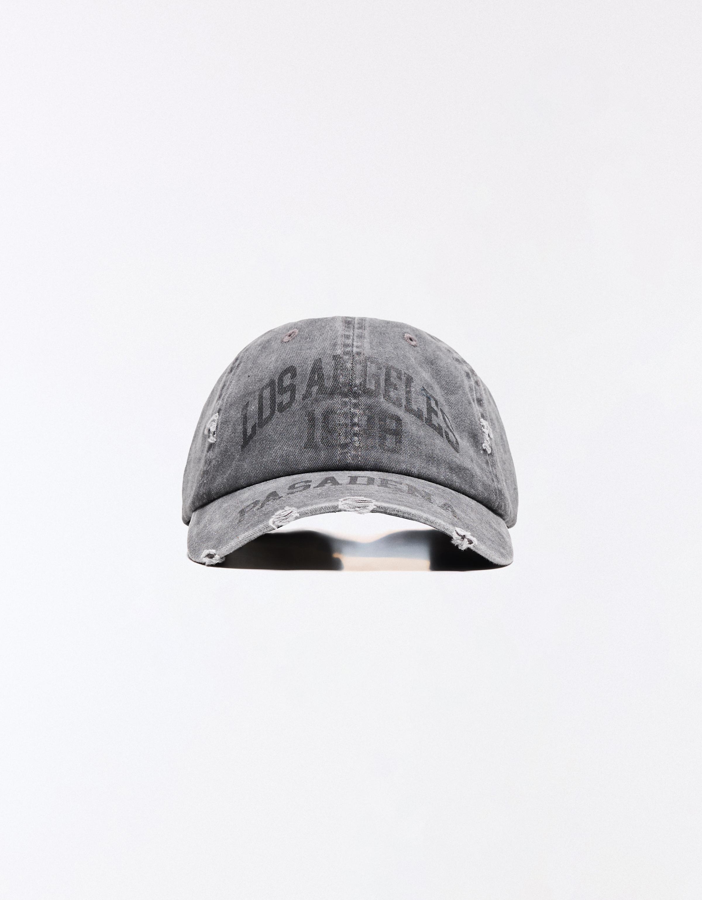 Washed effect cap — Black