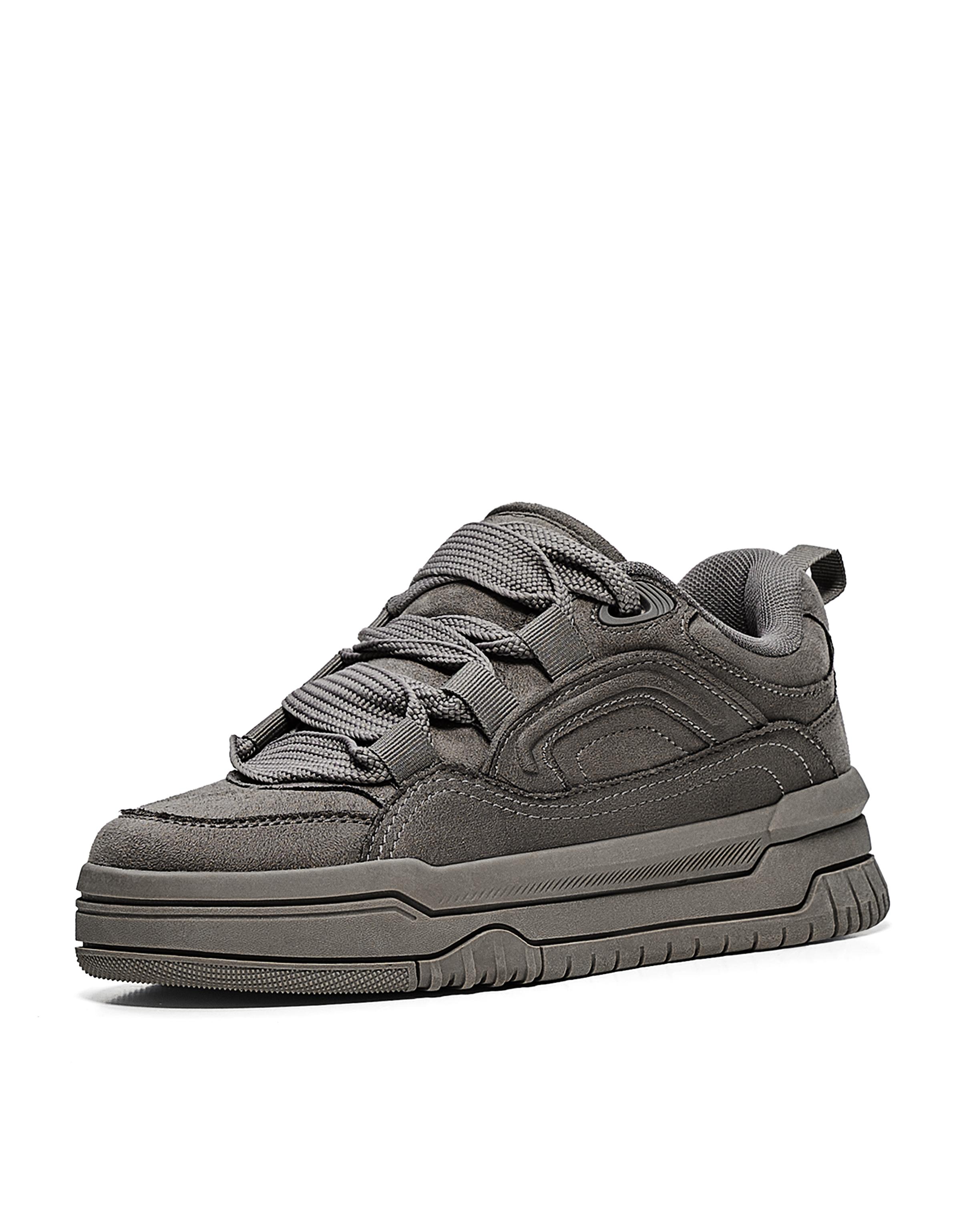 Chunky skate trainers — Grey