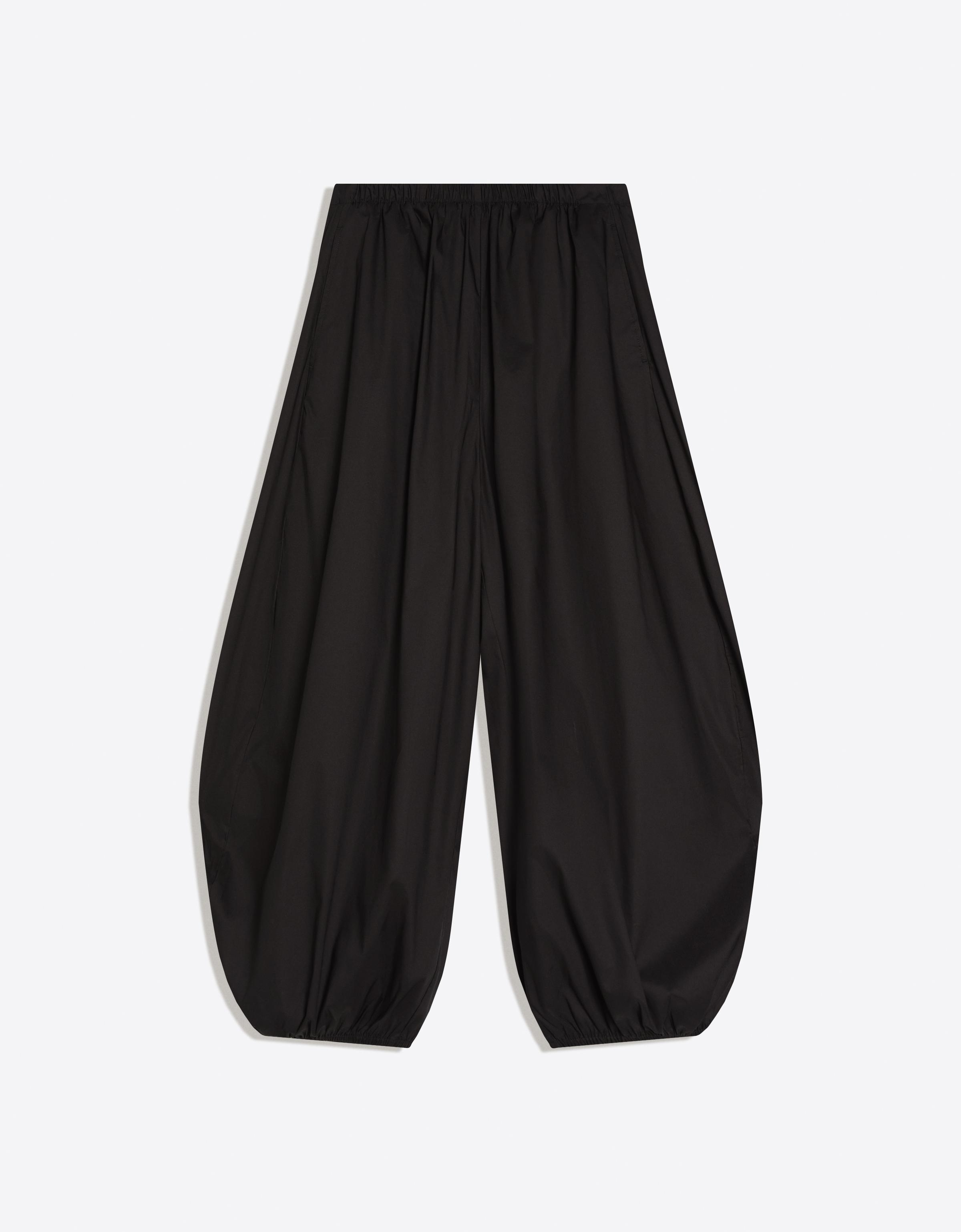 Bershka Bloomer Hose Aus Popelin Damen M Schwarz