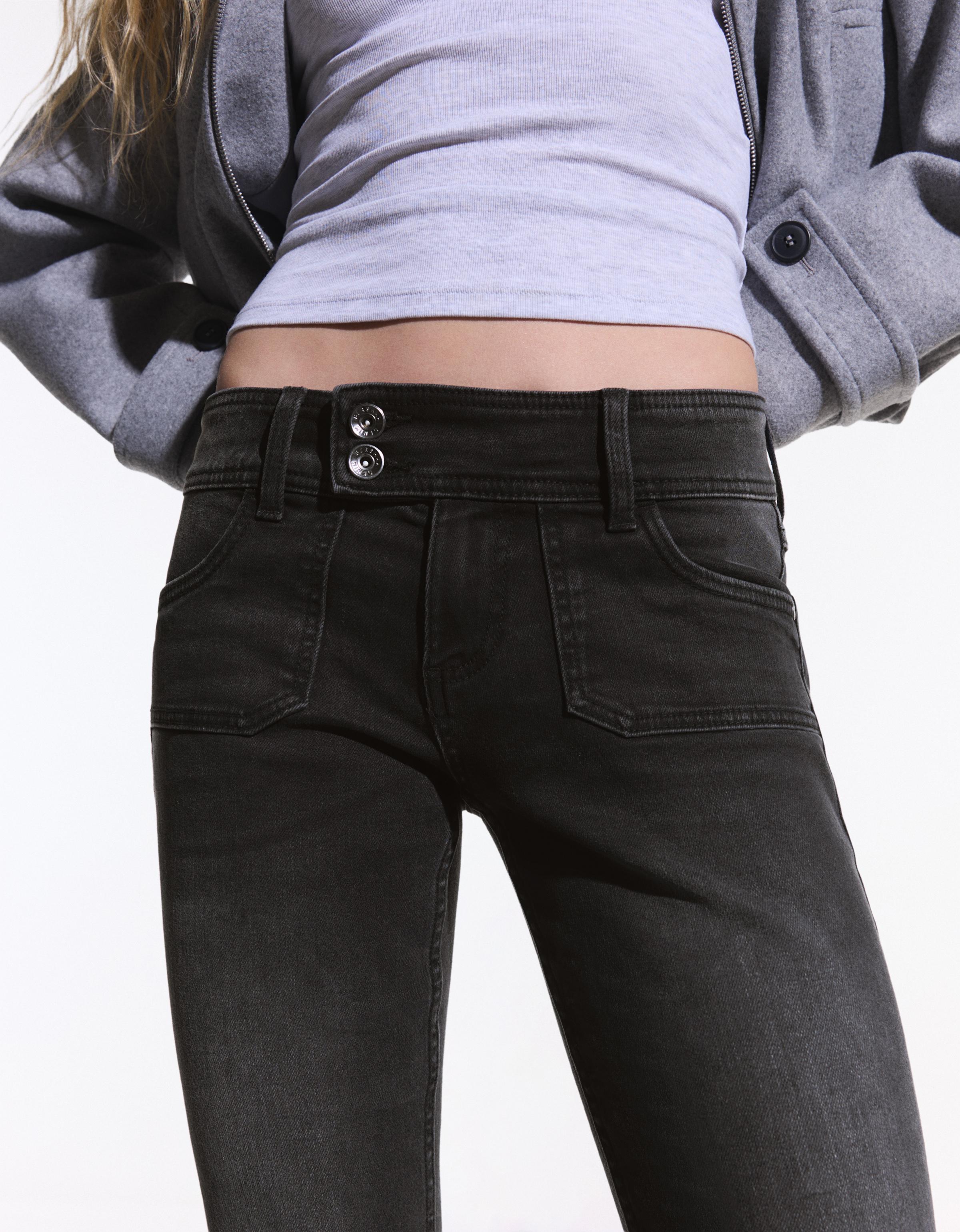 Bootcut düşük bel jean - Görsel 93