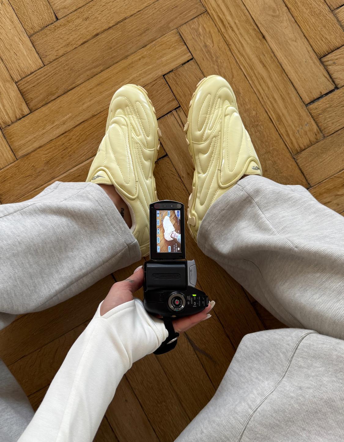 Football sneakers out of core