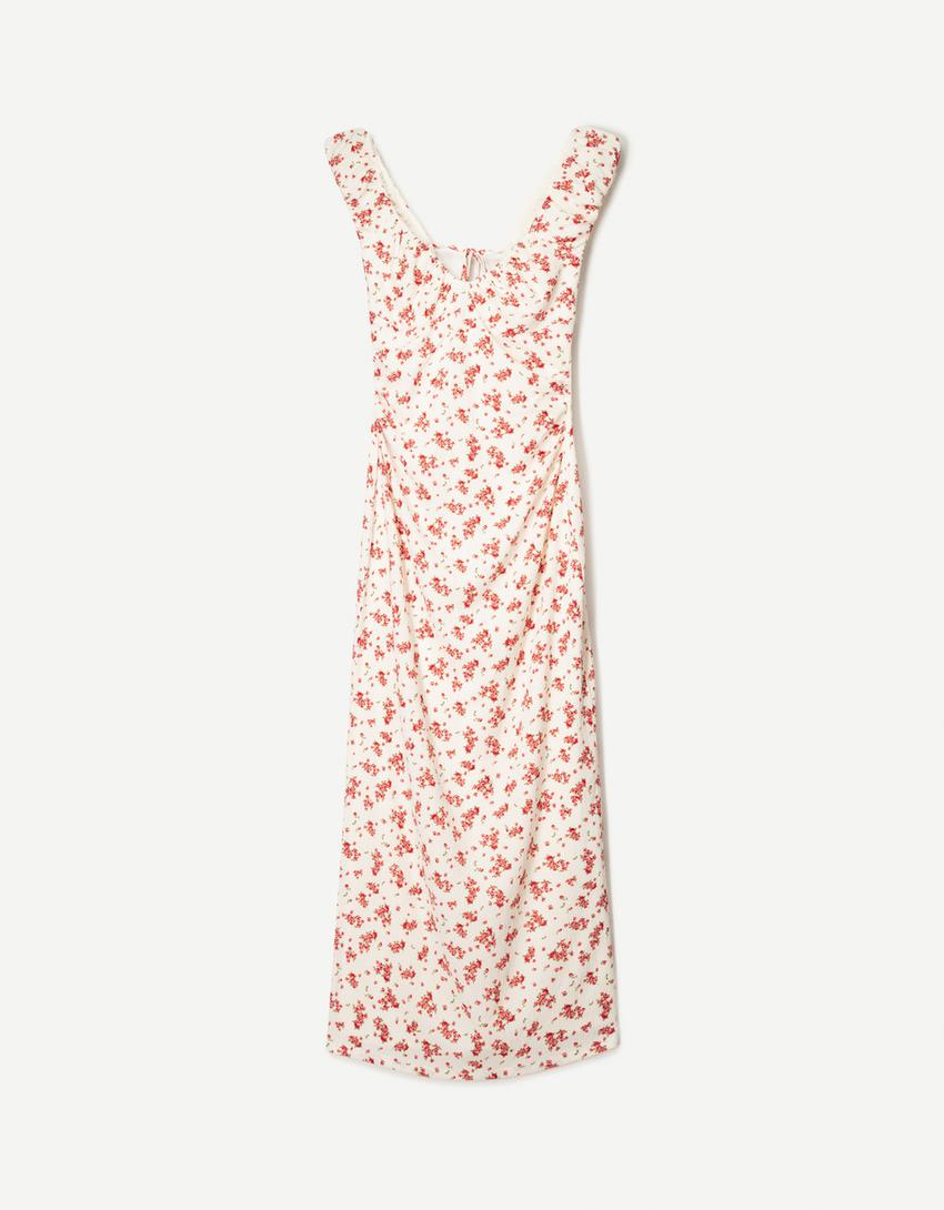 Midi dress-White-3
