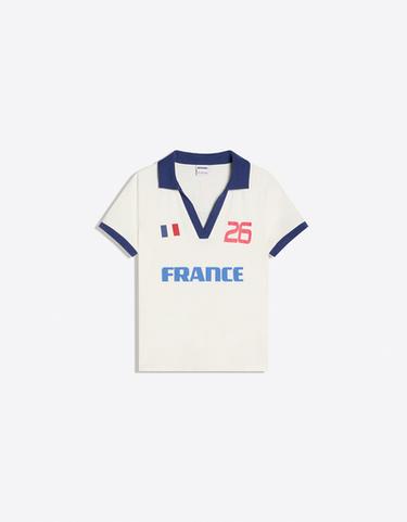 Fitted France FIFA WORLD CUP™ polo shirt — Off white 5