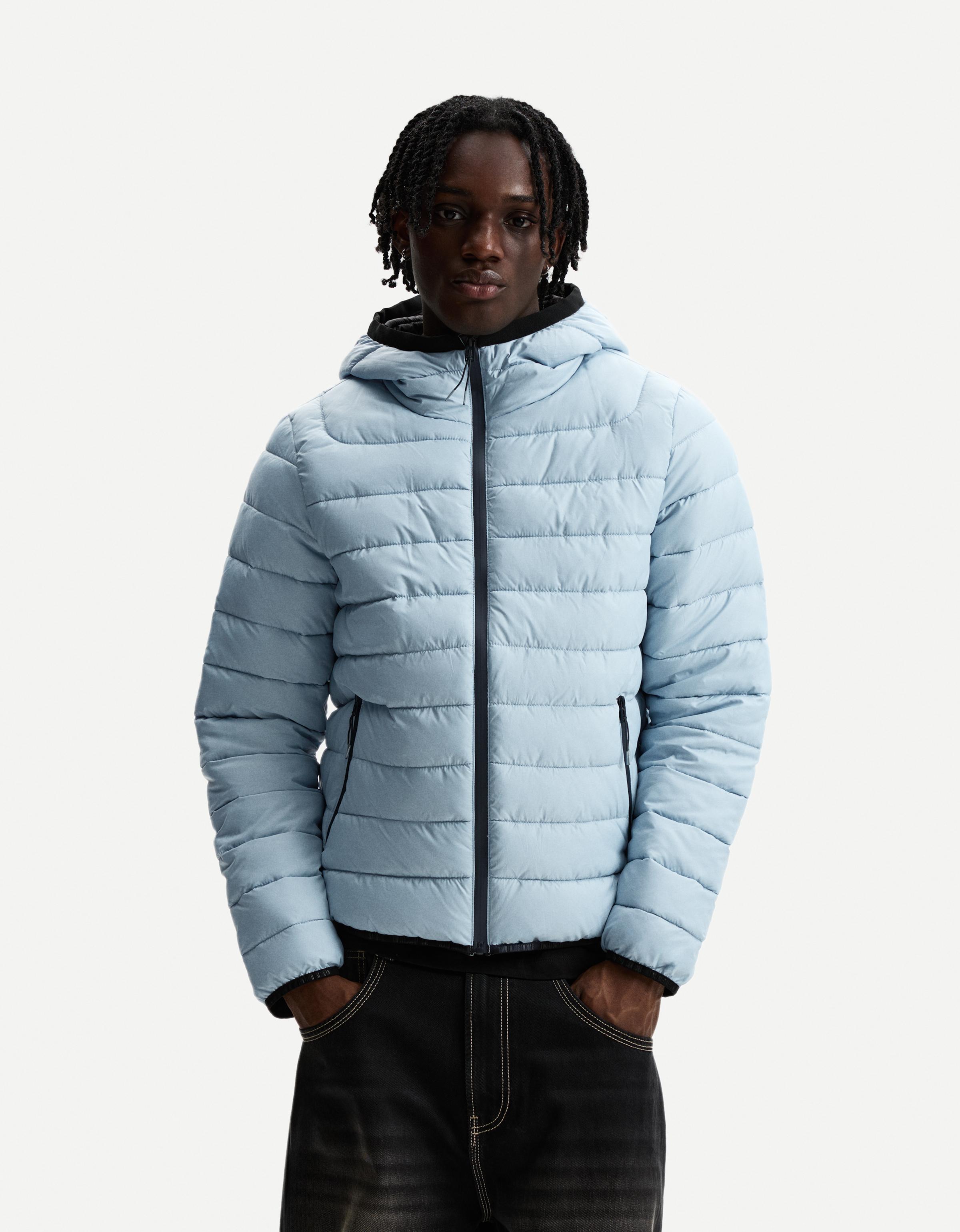 Bershka Leichte Steppjacke Herren Xxl Hellblau