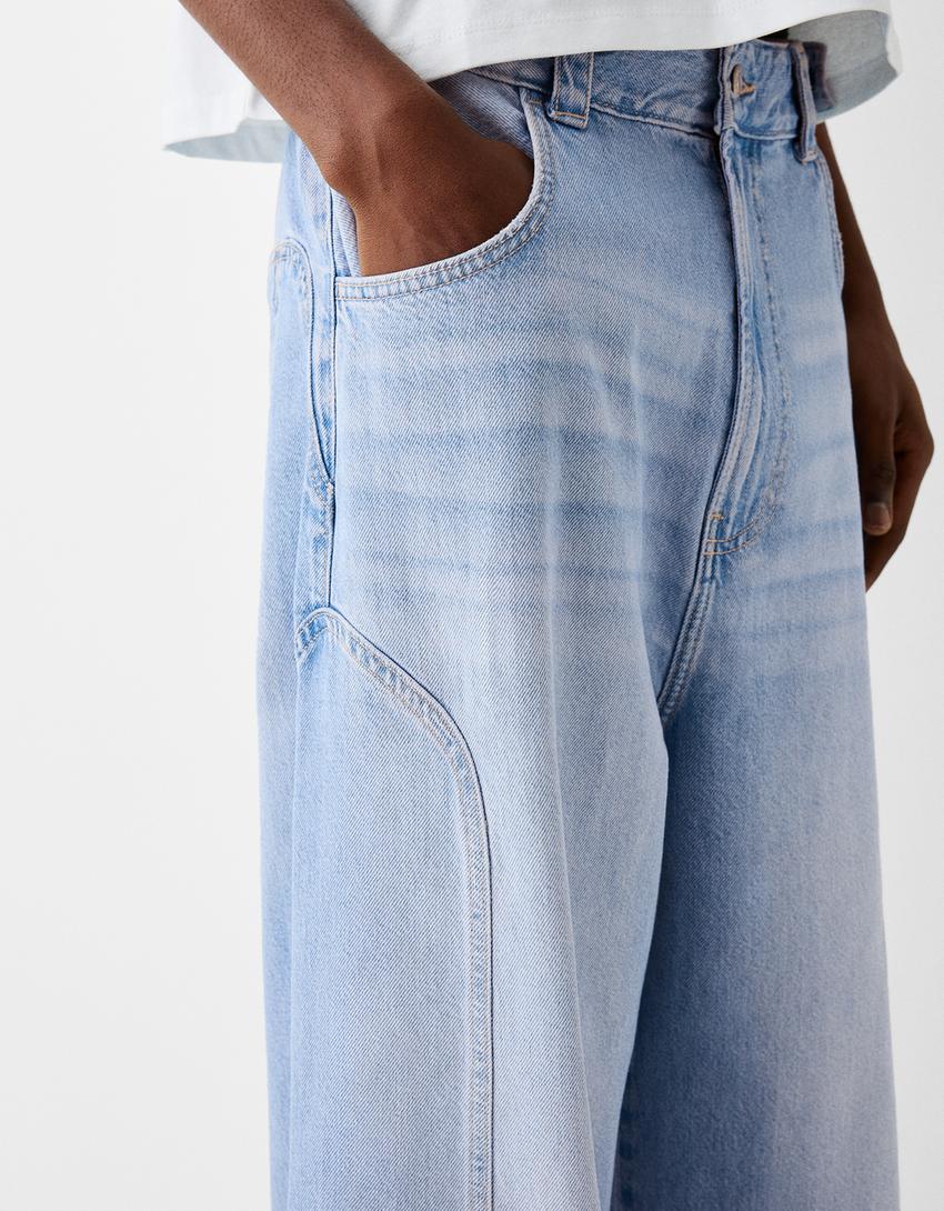 Jeans baggy balloon-Azul claro-5