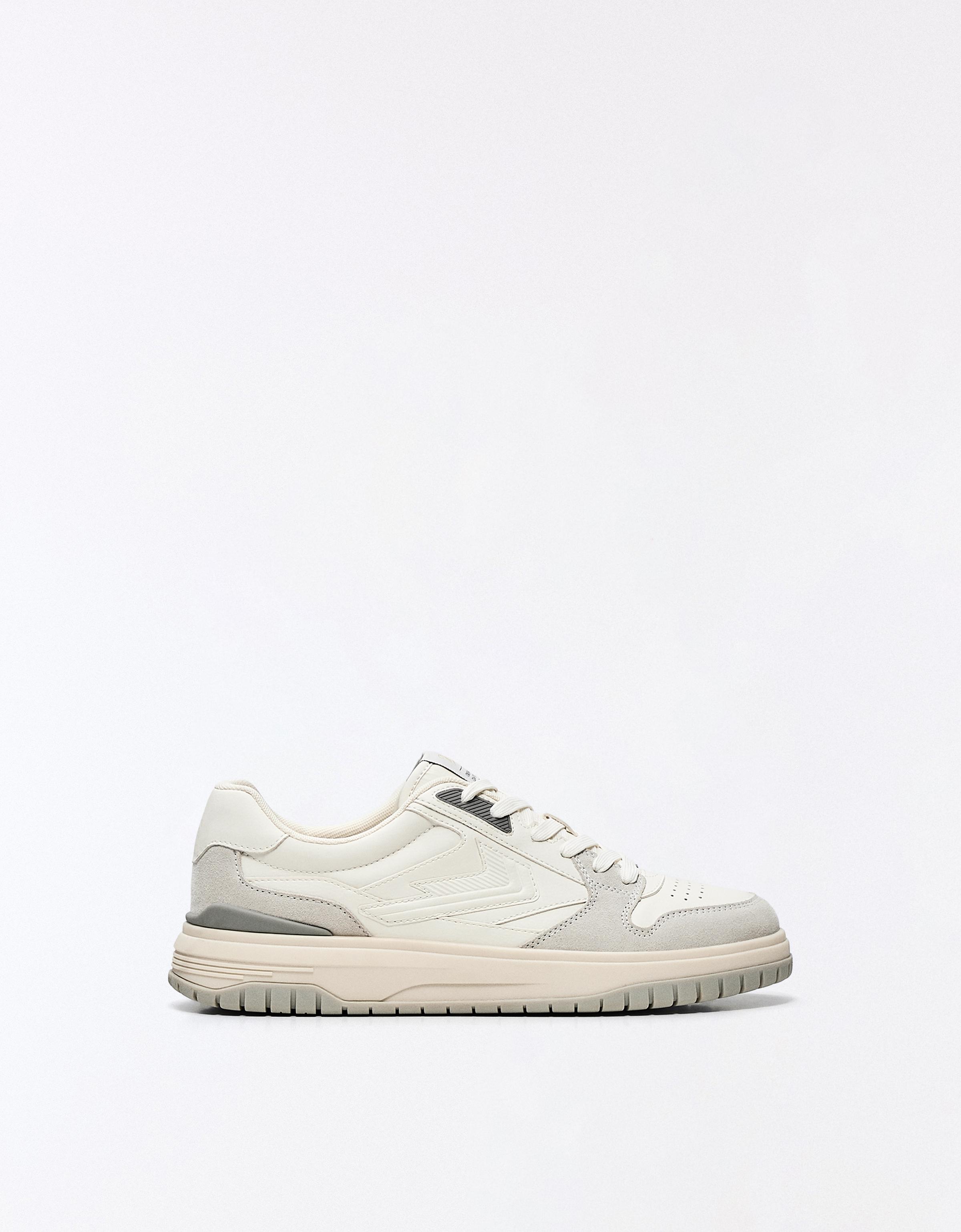 Bershka Zapatillas Casual Piezas Hombre 39 Blanco