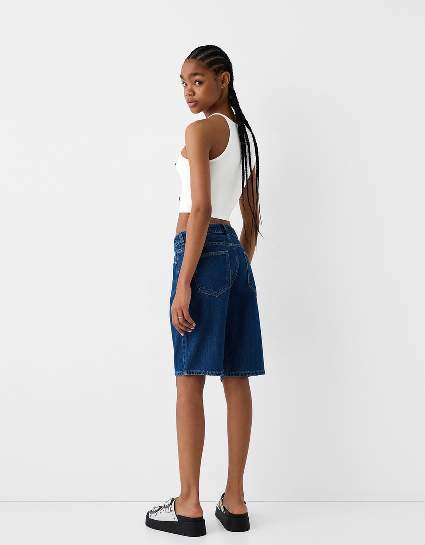 Halter top with bows-Cream-1