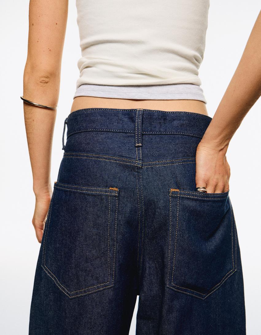 Super baggy jeans-Navy-1