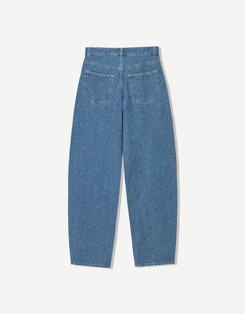 Jeans balloon textura
