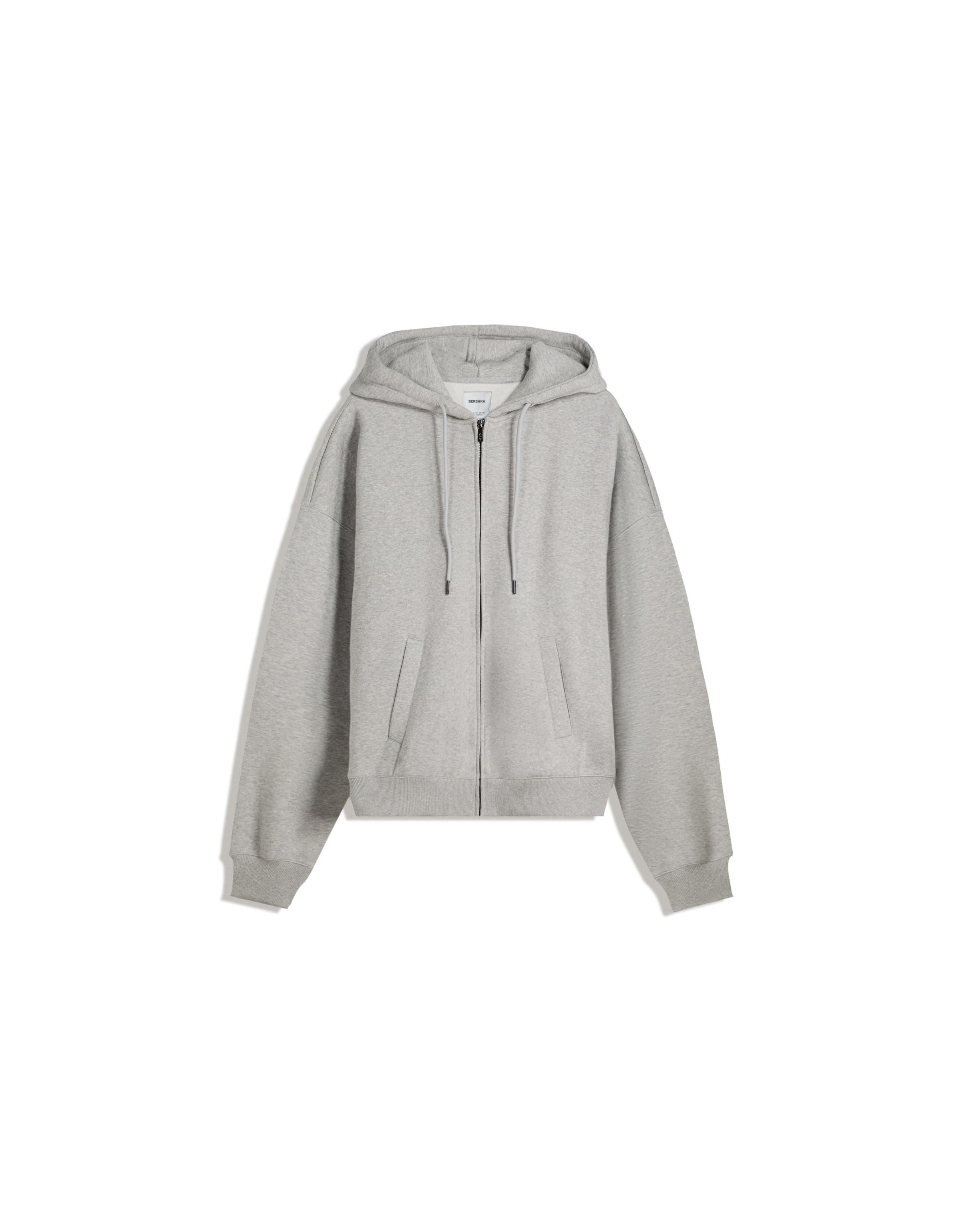 Zip-up hoodie — Grey