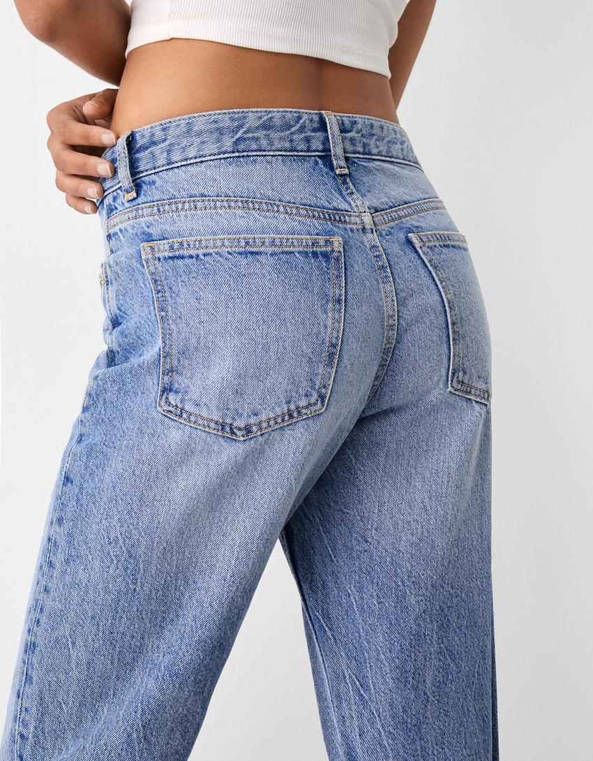 Straight fit jean-Açık mavi-3