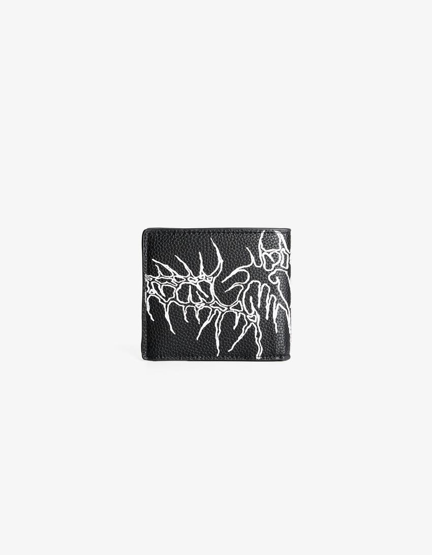Portefeuille similicuir-Noir