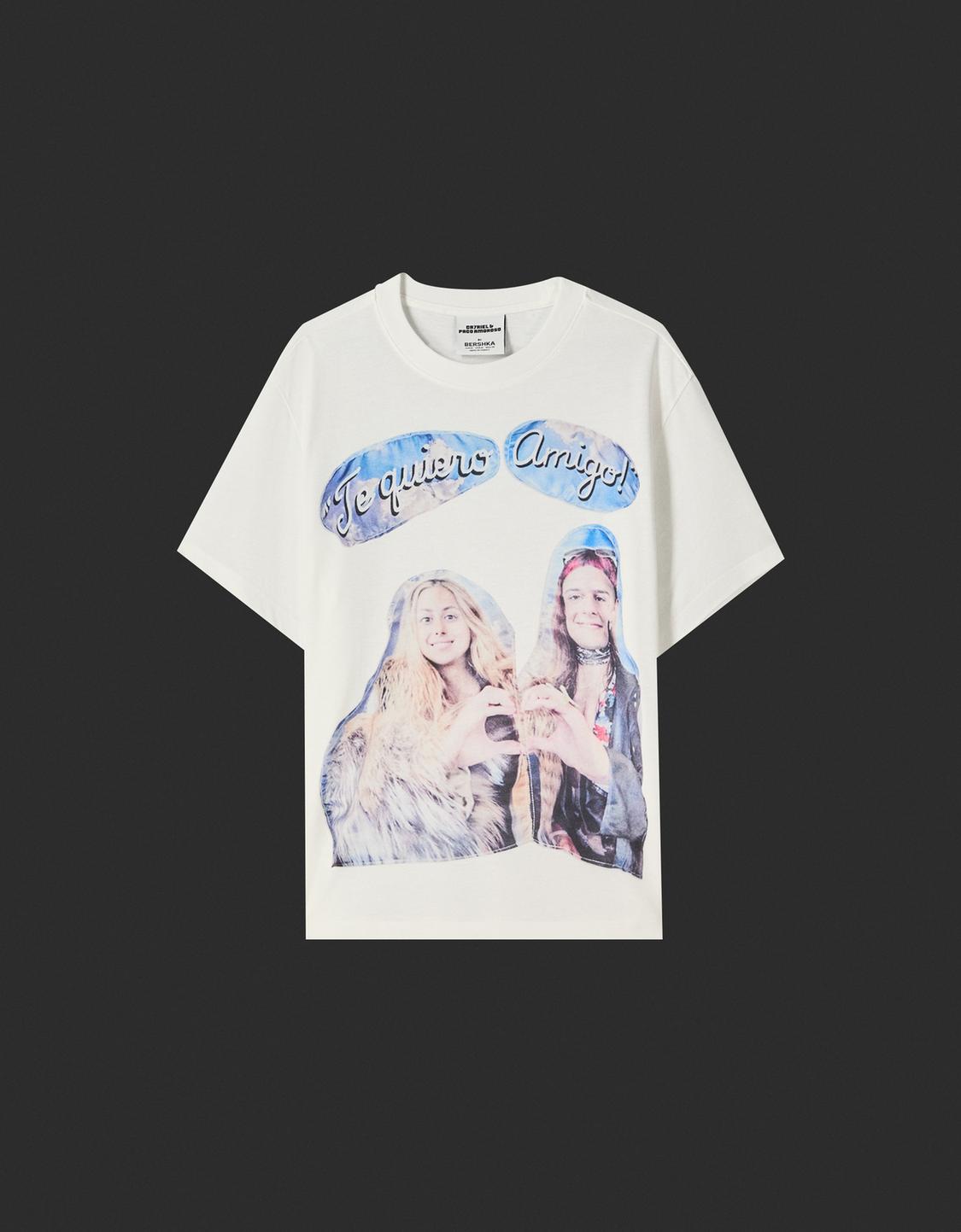 CA7RIEL & Paco Amoroso short sleeve T-shirt