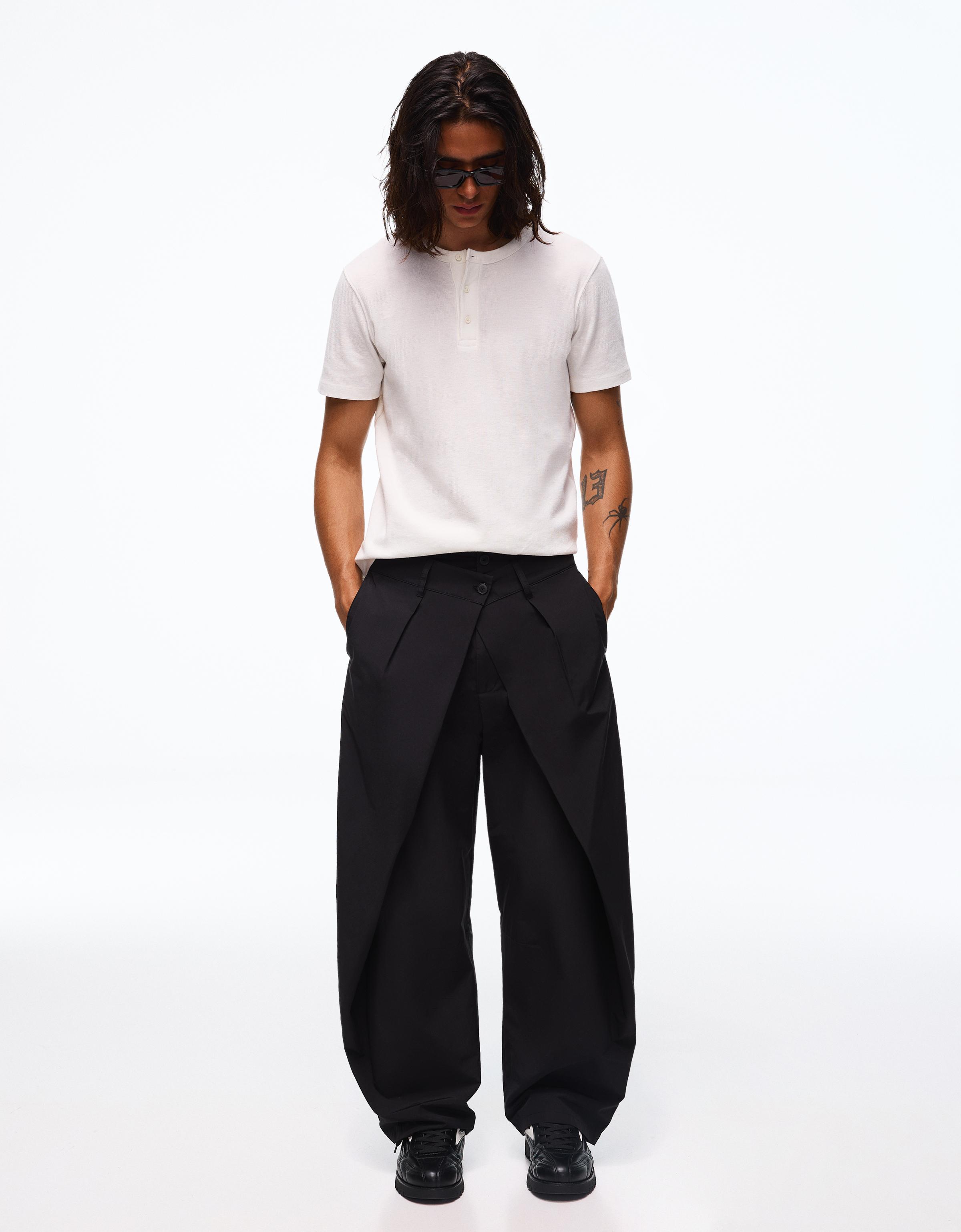 Super baggy fit çapraz pantolon - Görsel 26