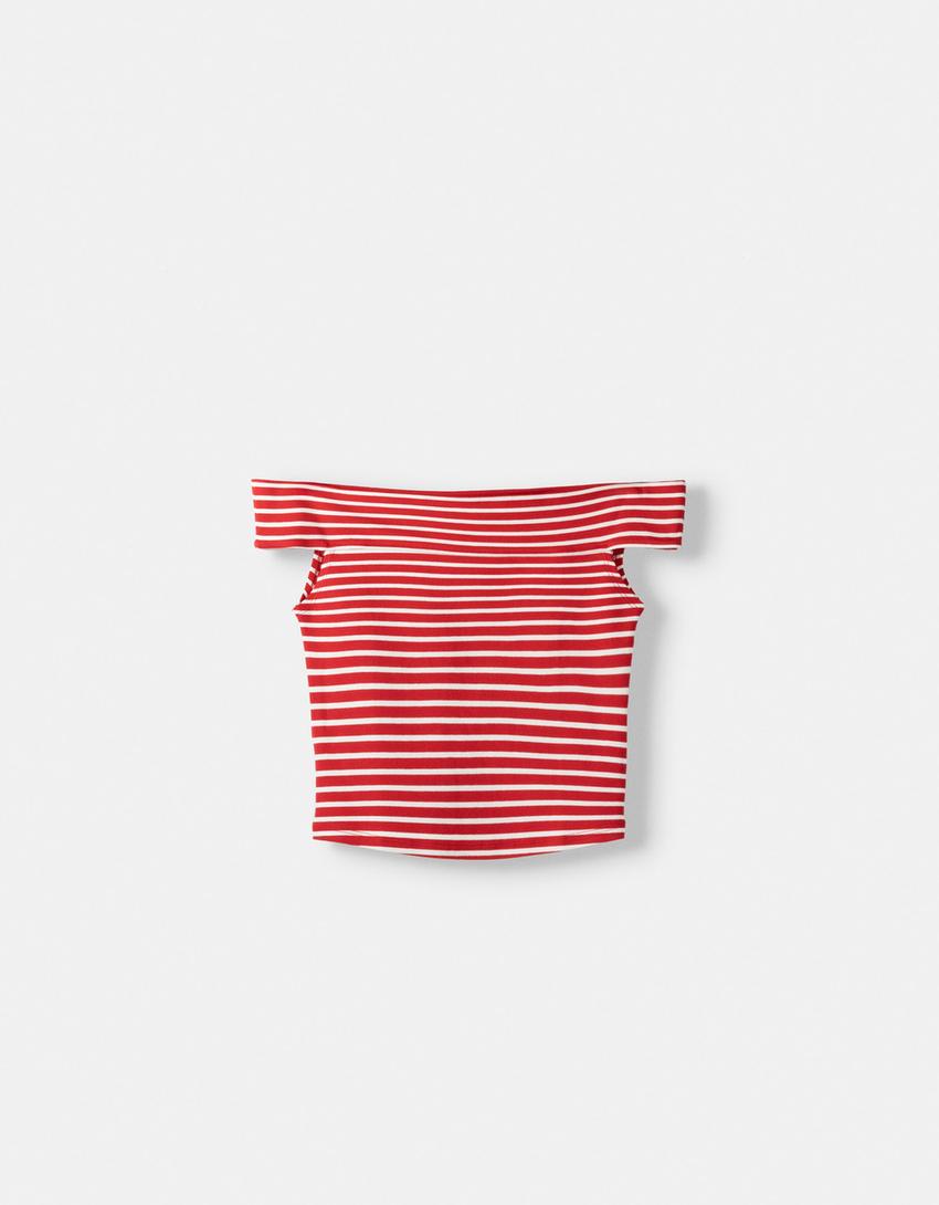 Ensemble top et jupe-Blanc-5
