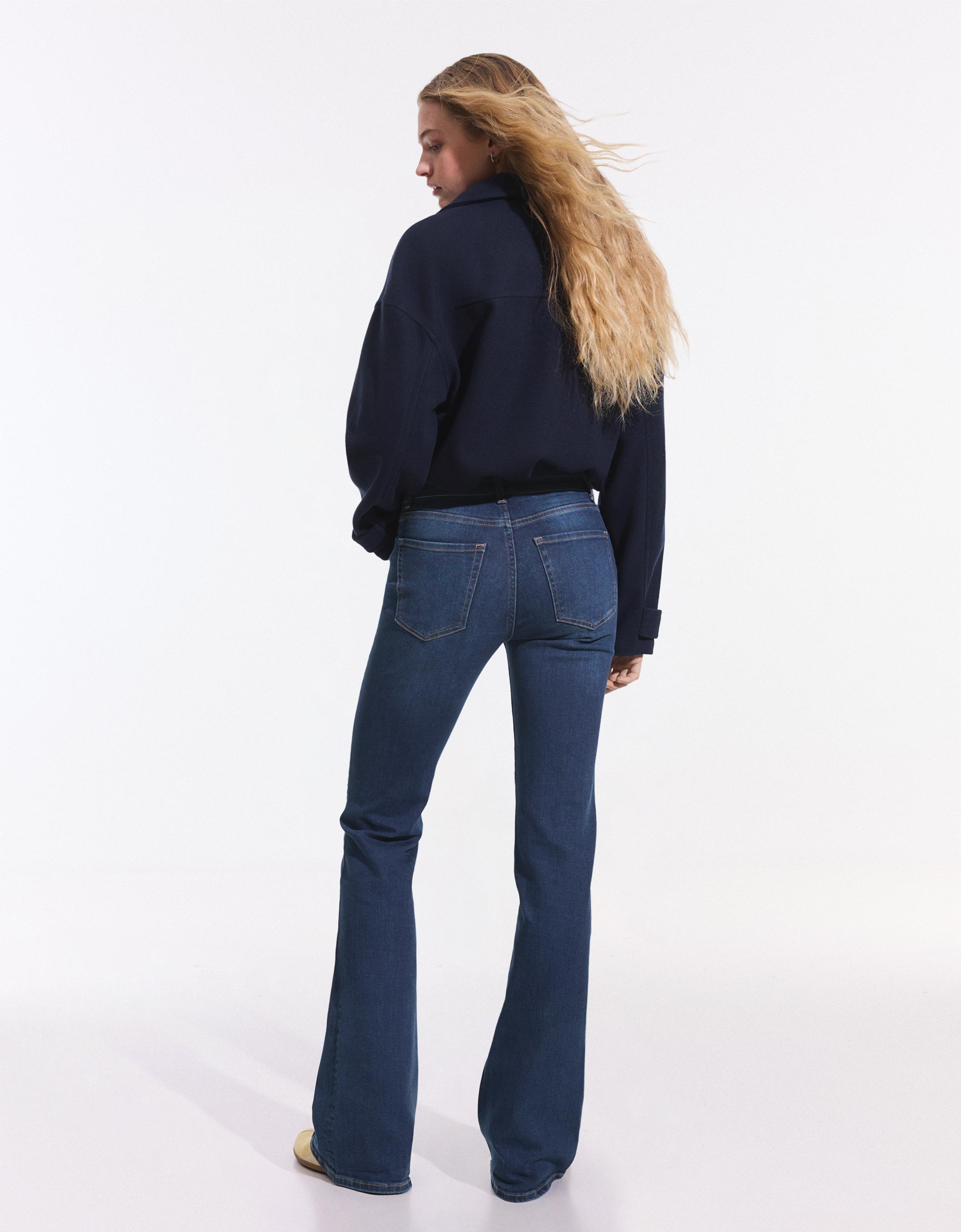 Yüksek bel flare fit jean - Görsel 31