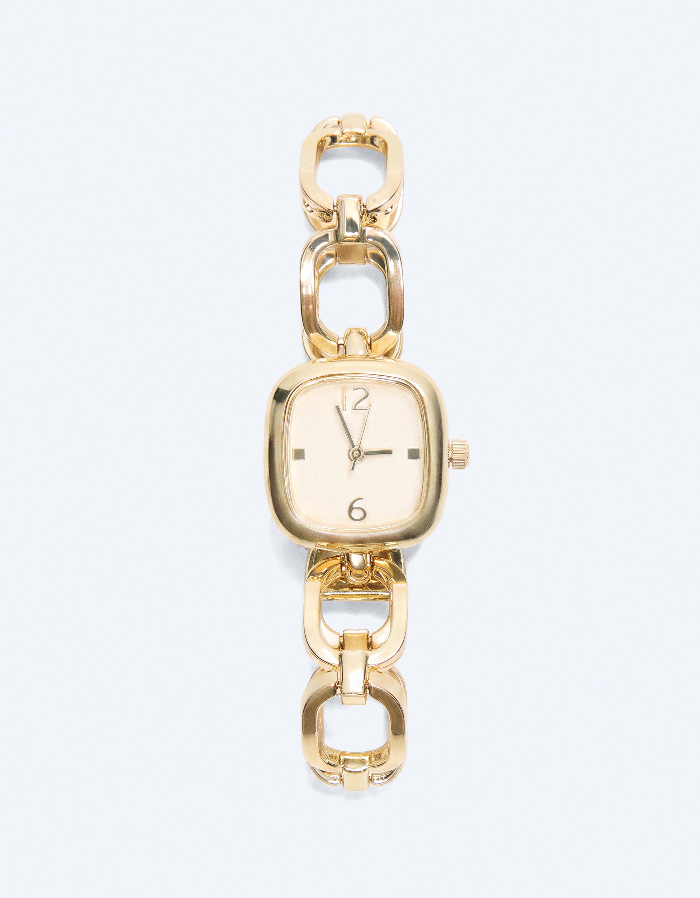 Chain watch bracelet — Gold