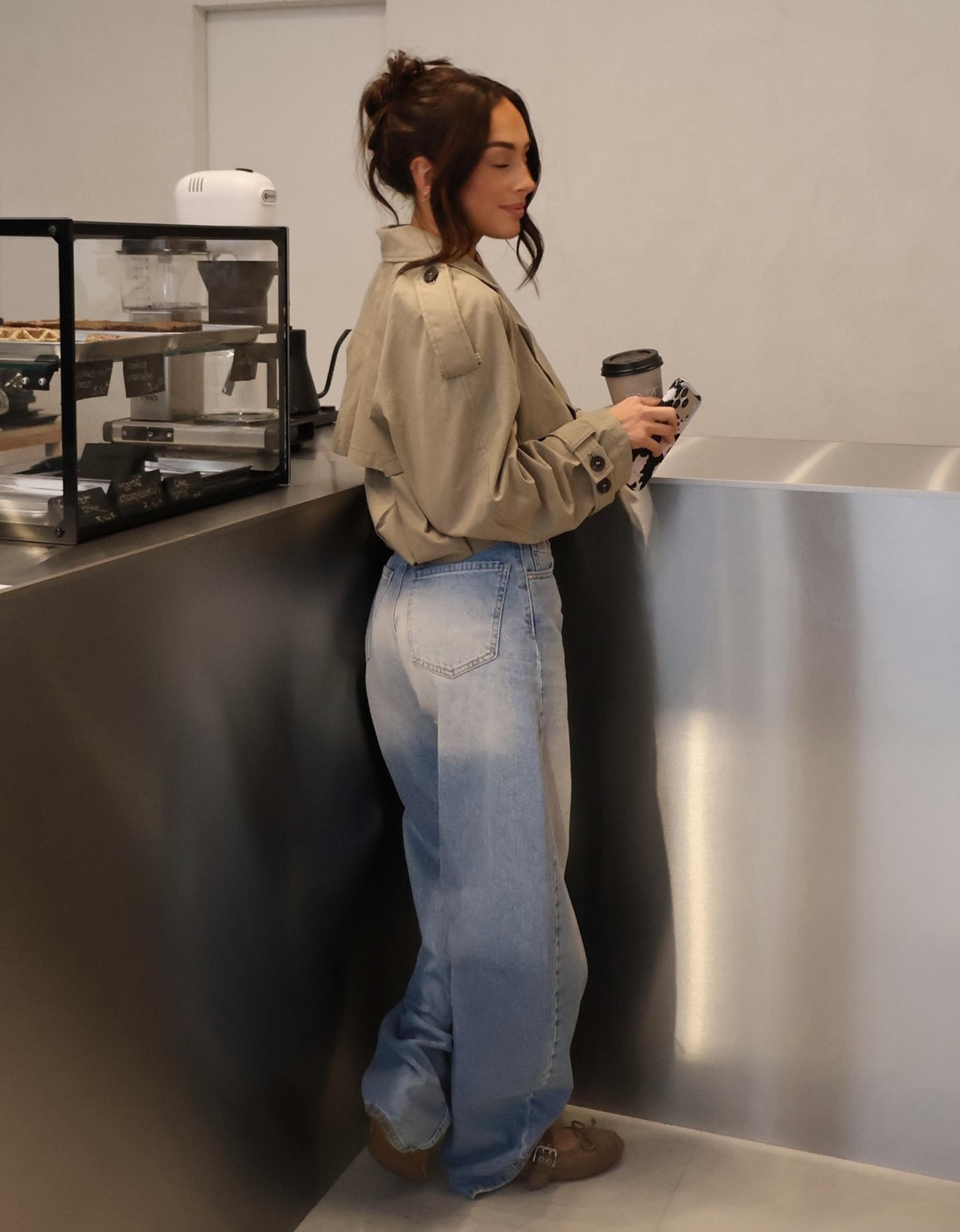 Yüksek bel barrel fit jean - Görsel 33