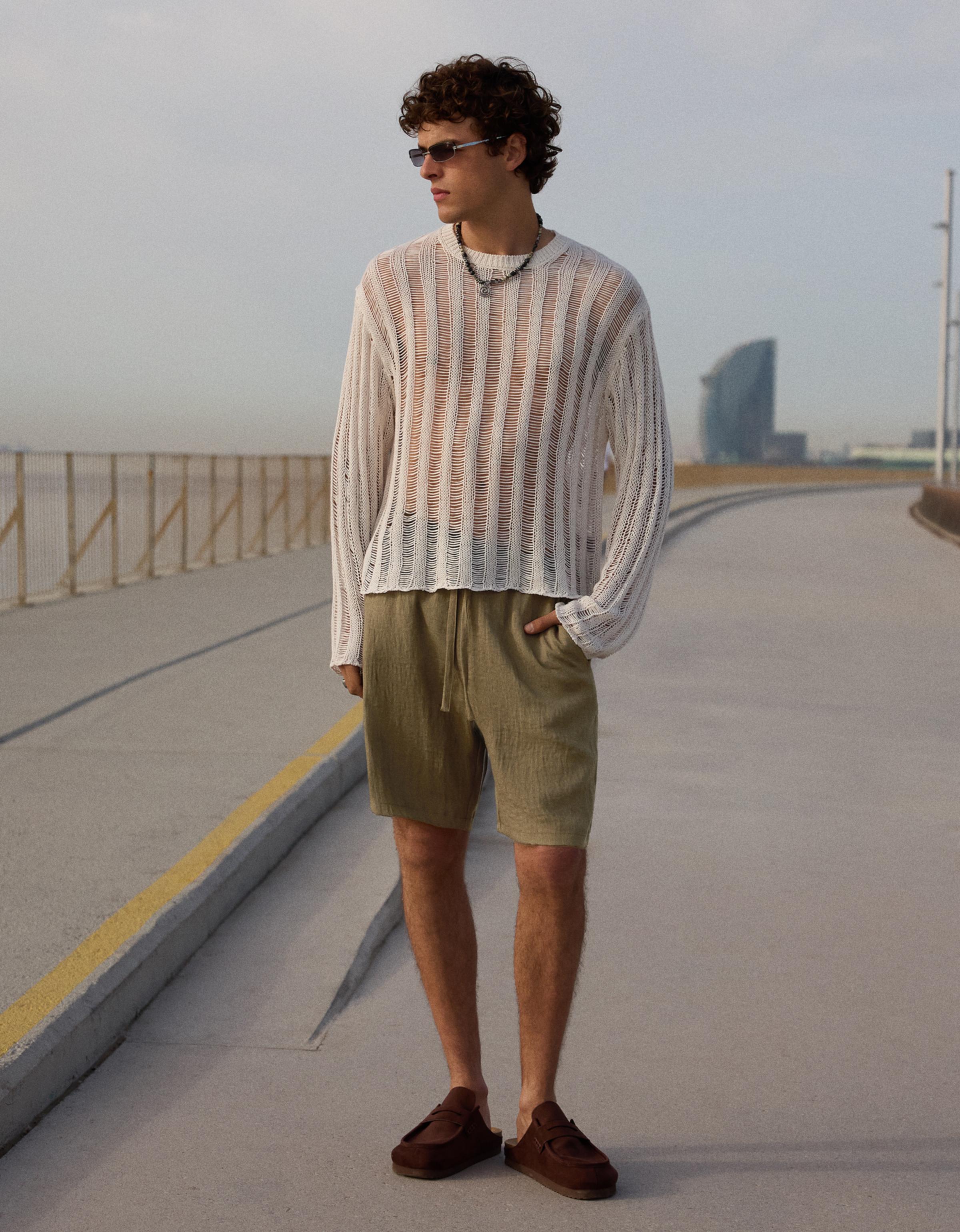 Bermuda Jogger Fit Rustique M Kaki