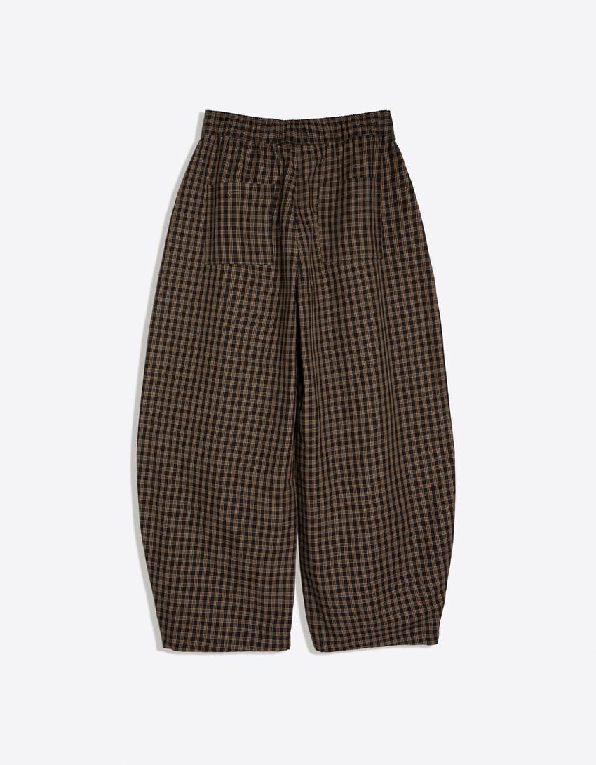 Check joggers-Black
