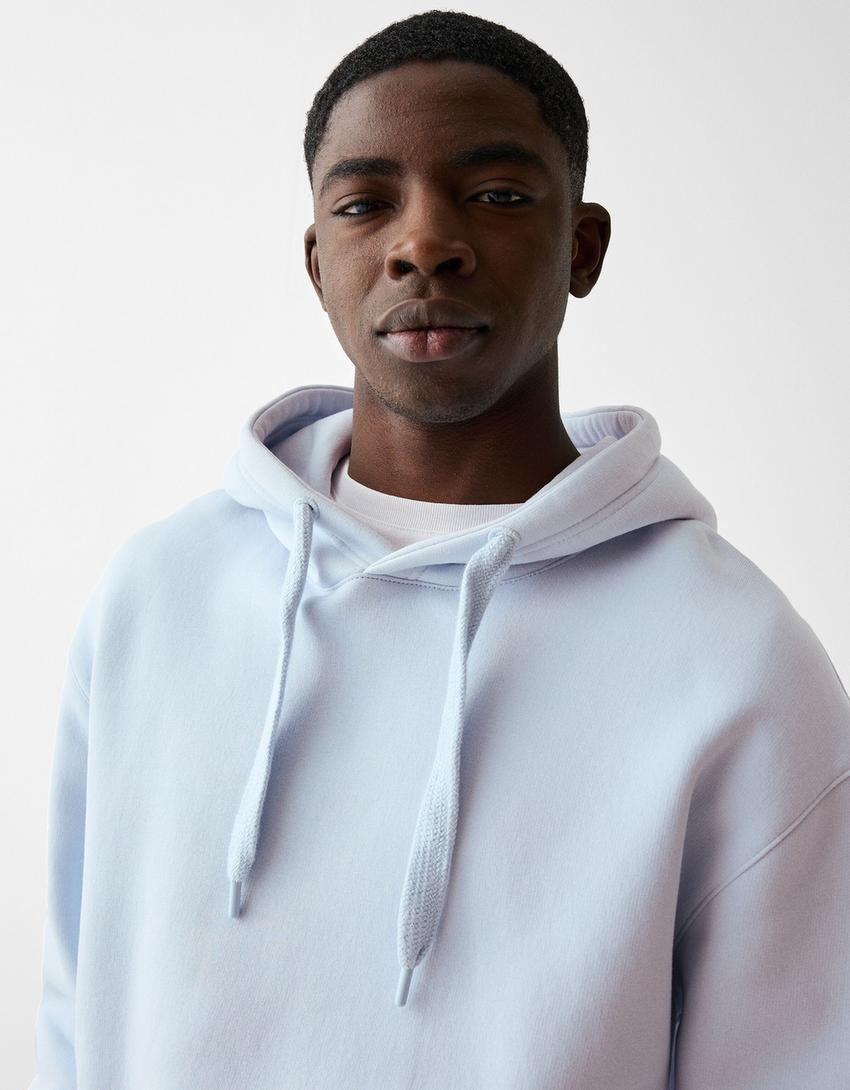 Hoodie-Light blue-2