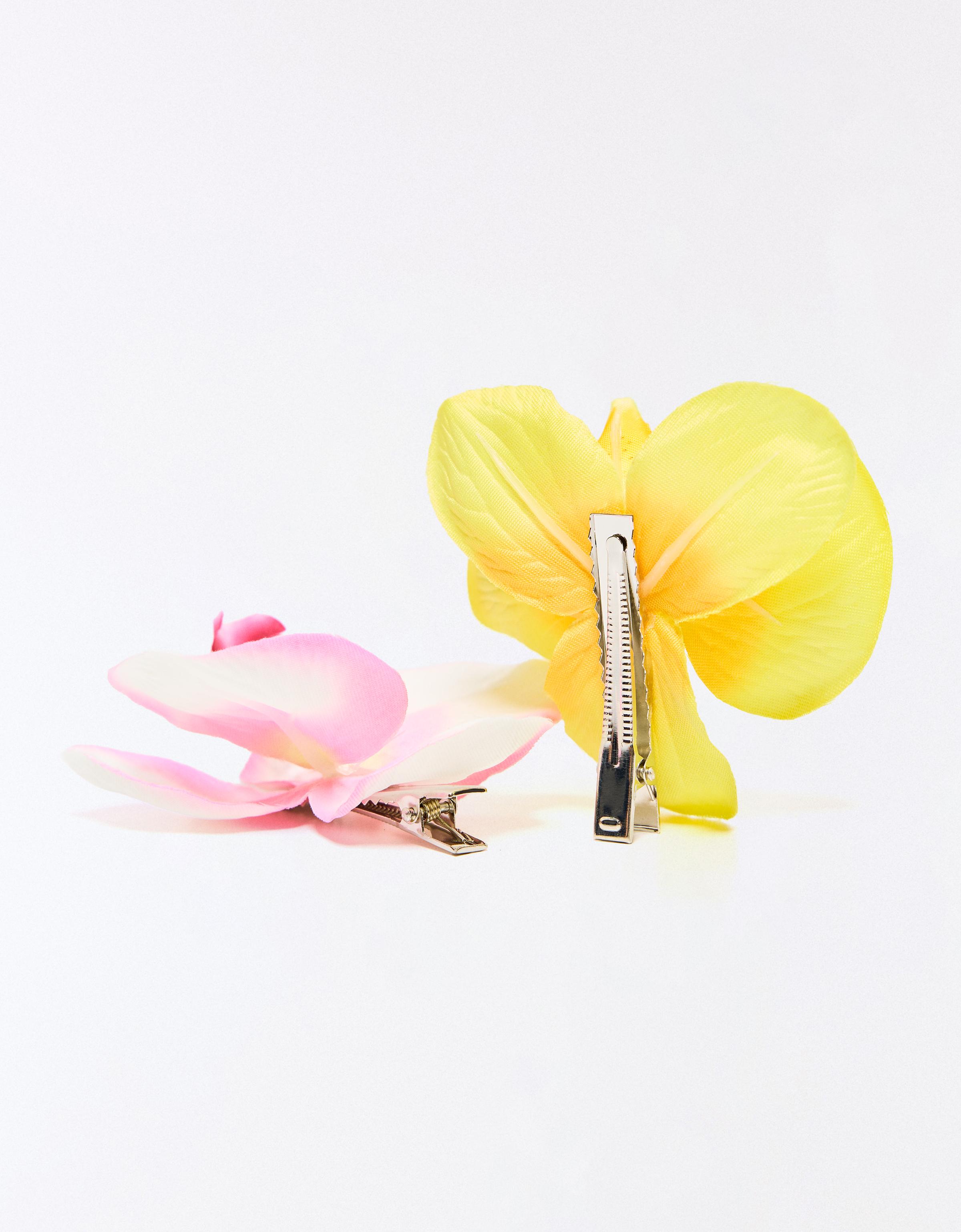 Flower clip pack — Yellow