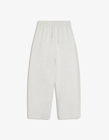 Plush barrel trousers with stoppers — Grey 6